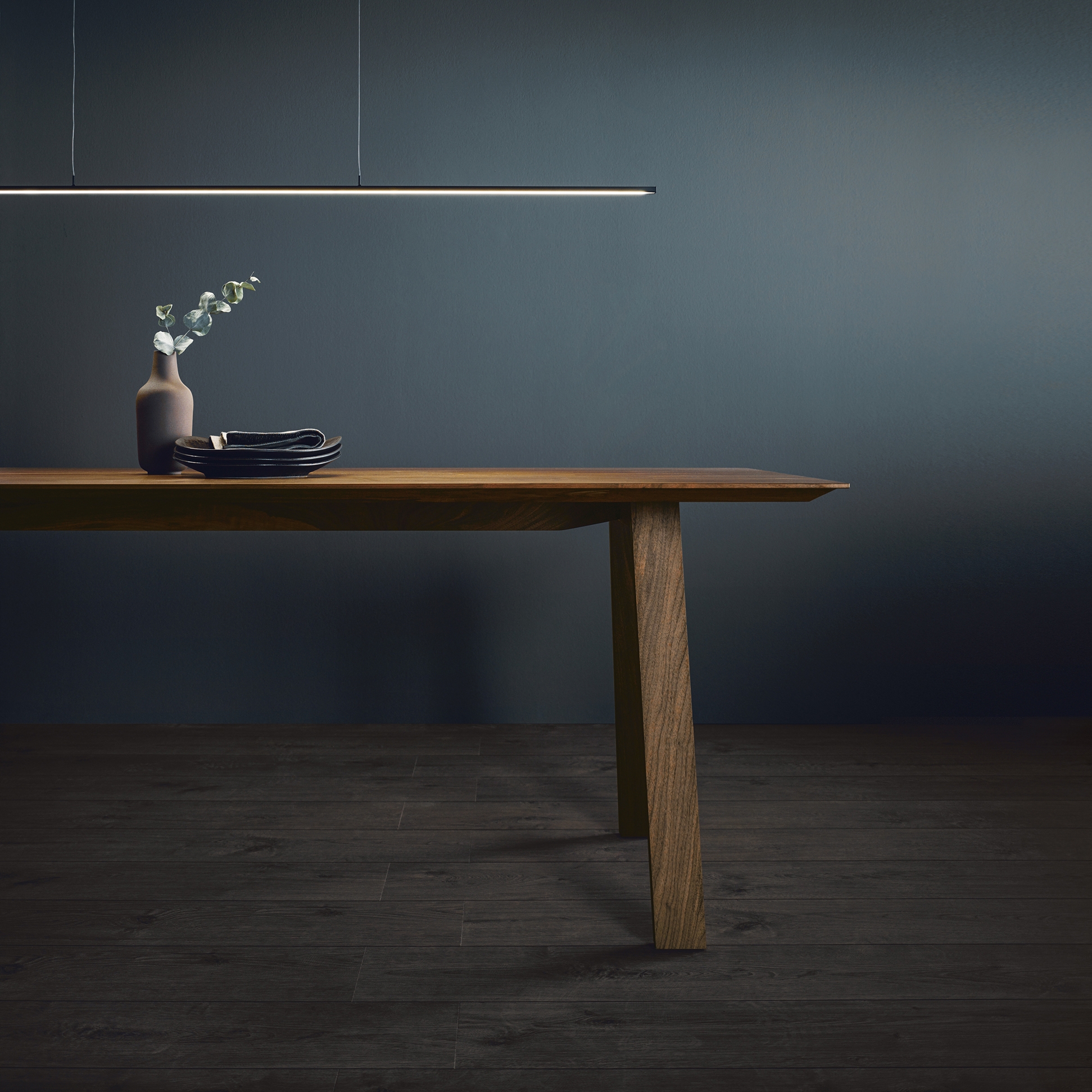 Vertoon produk next125 table&bench Natural walnut van vervaardiger next125