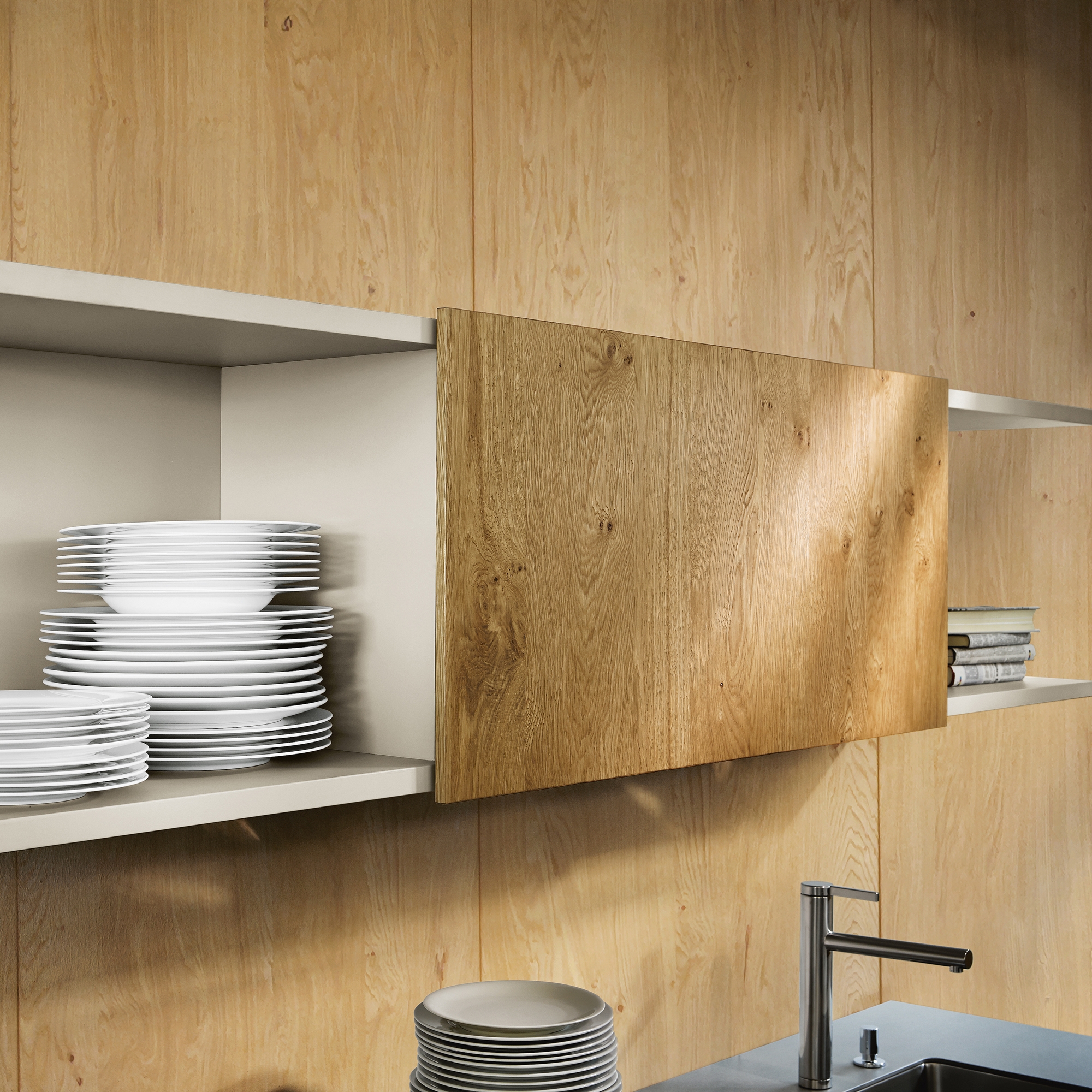 Vertoon produk next125 Open shelf units with sliding door van vervaardiger next125