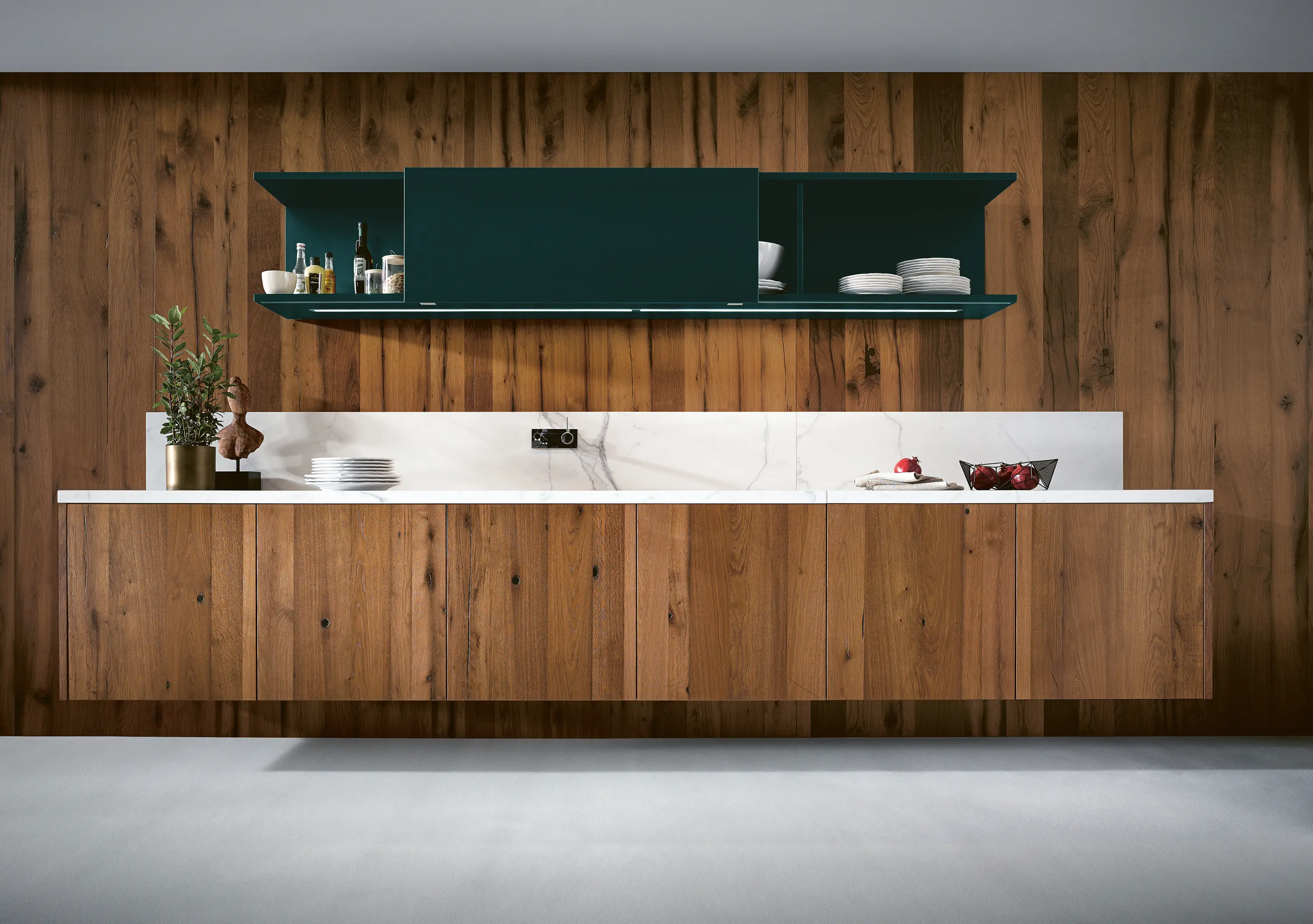 next125 - next125 Open shelf units with sliding door