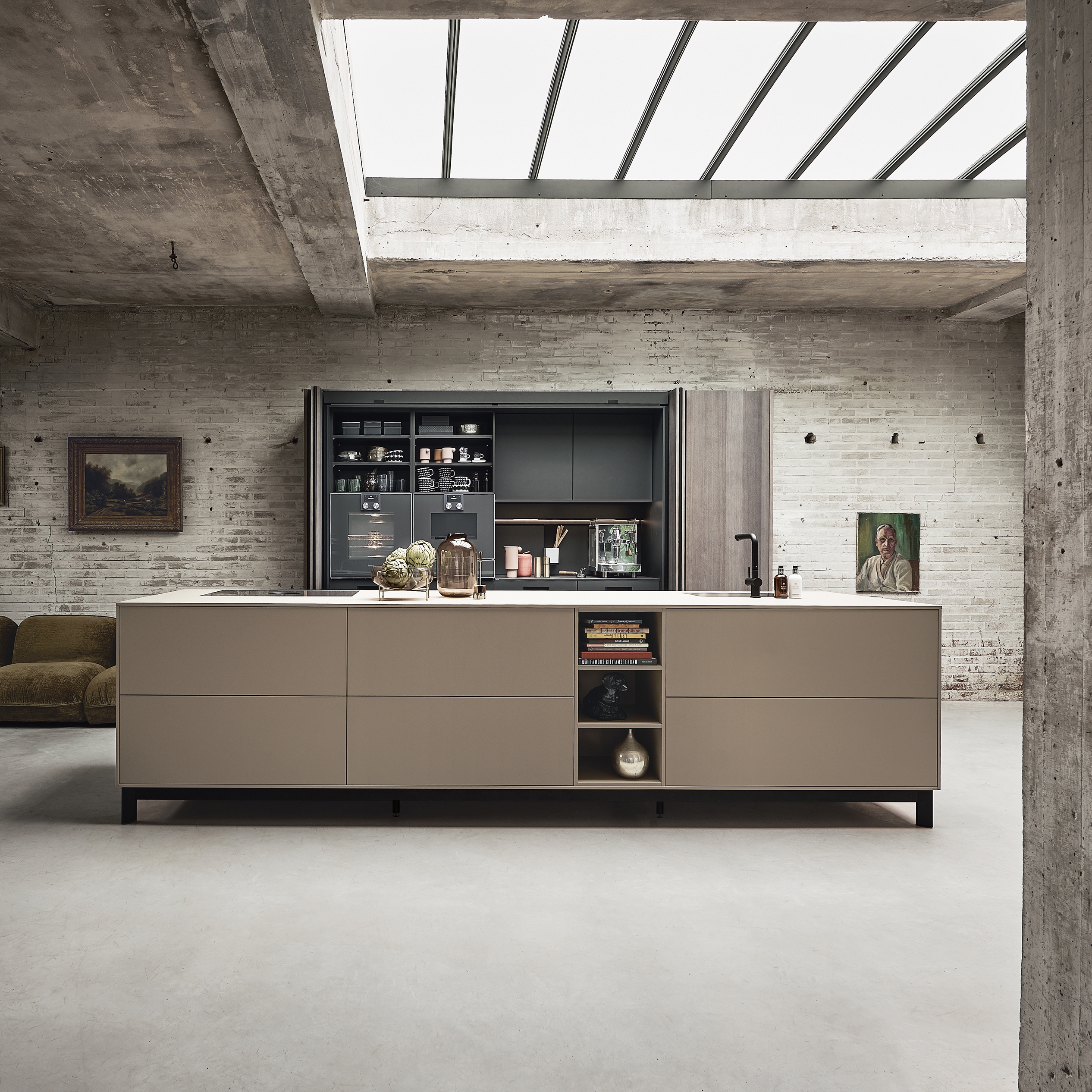 Vertoon produk NX 510 Sahara beige matt velvet van vervaardiger next125