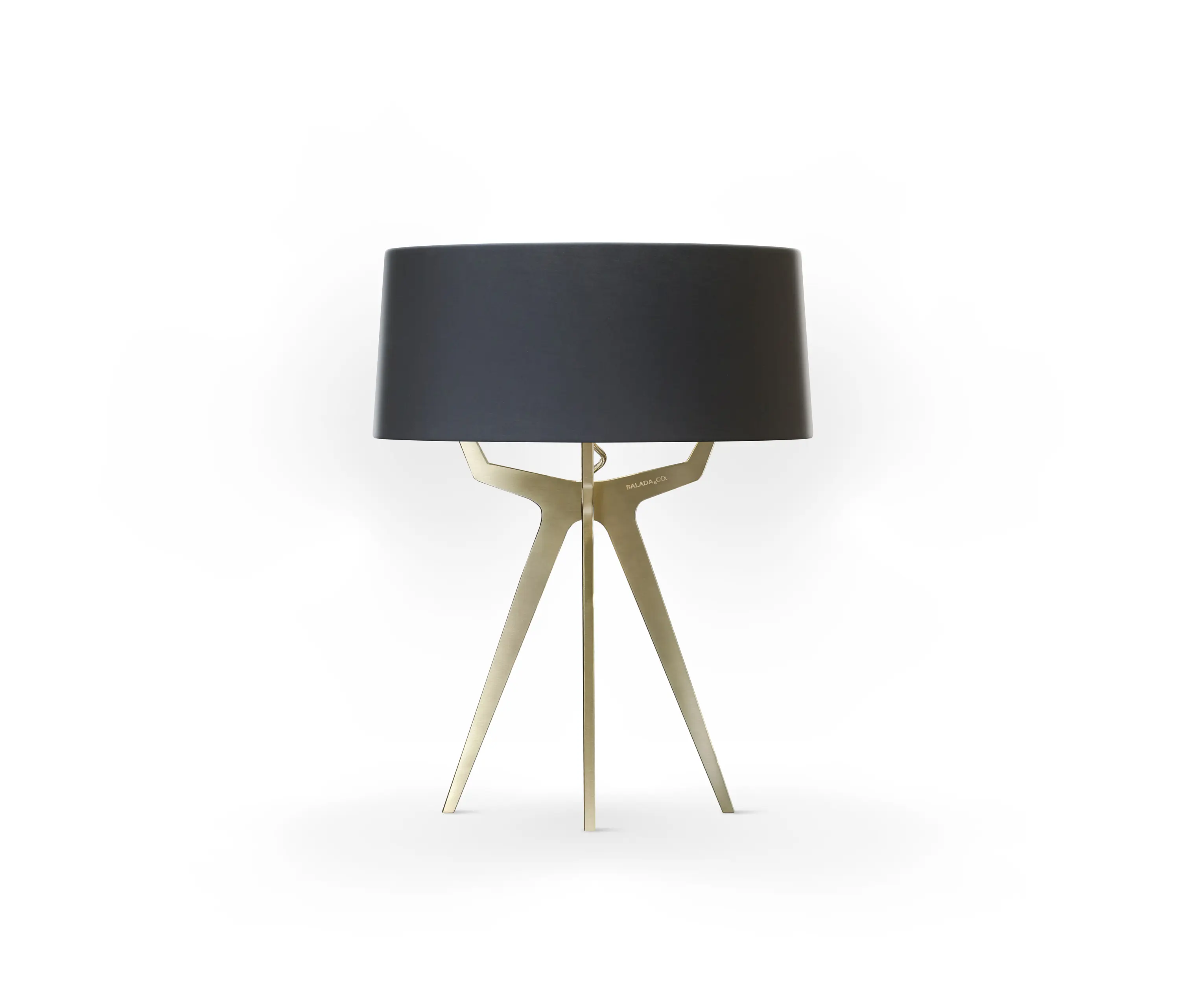 BALADA & CO. - No. 35 Table Lamp Matt Collection - Deep Black - Brass