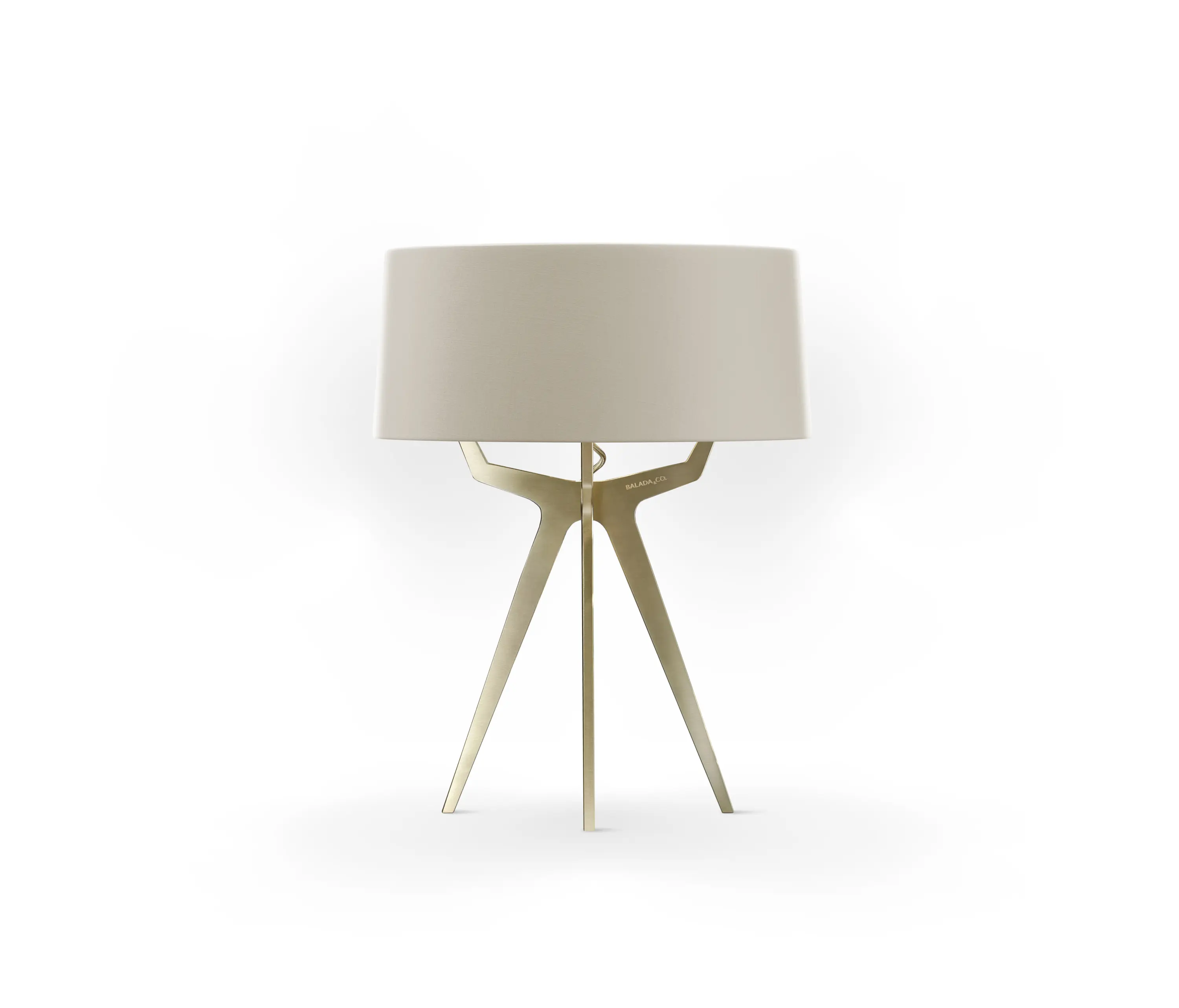 BALADA & CO. - No. 35 Table Lamp Matt Collection - Light taupe - Brass