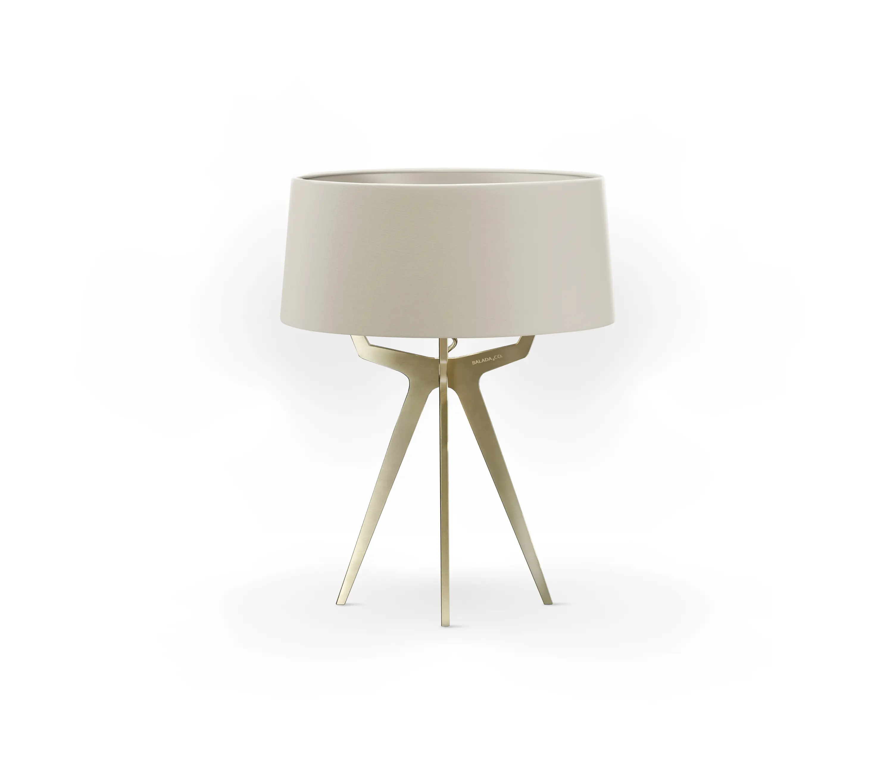 BALADA & CO. - No. 35 Table Lamp Matt Collection - Light taupe - Brass