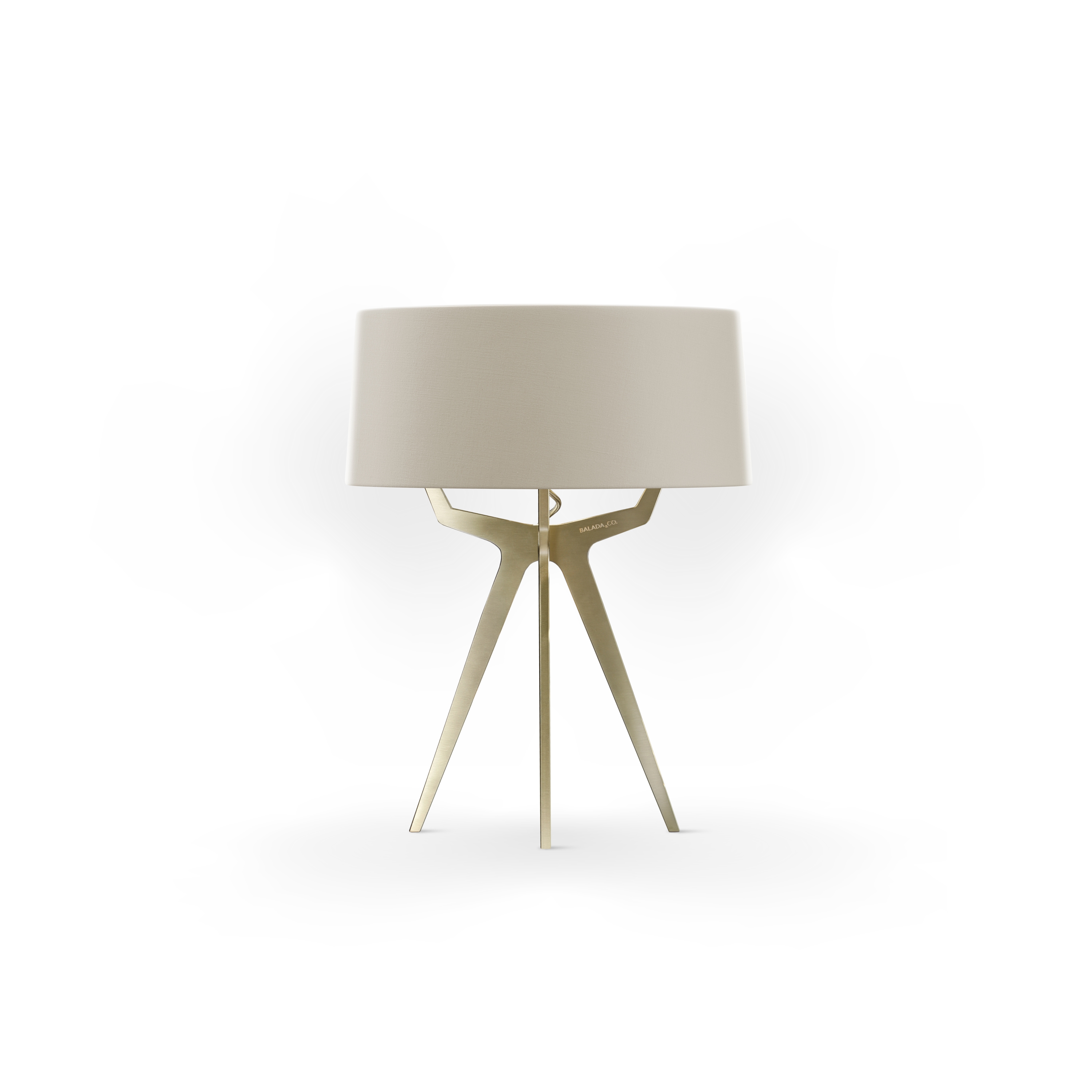 No. 35 Table Lamp Matt Collection - Light taupe - Brass