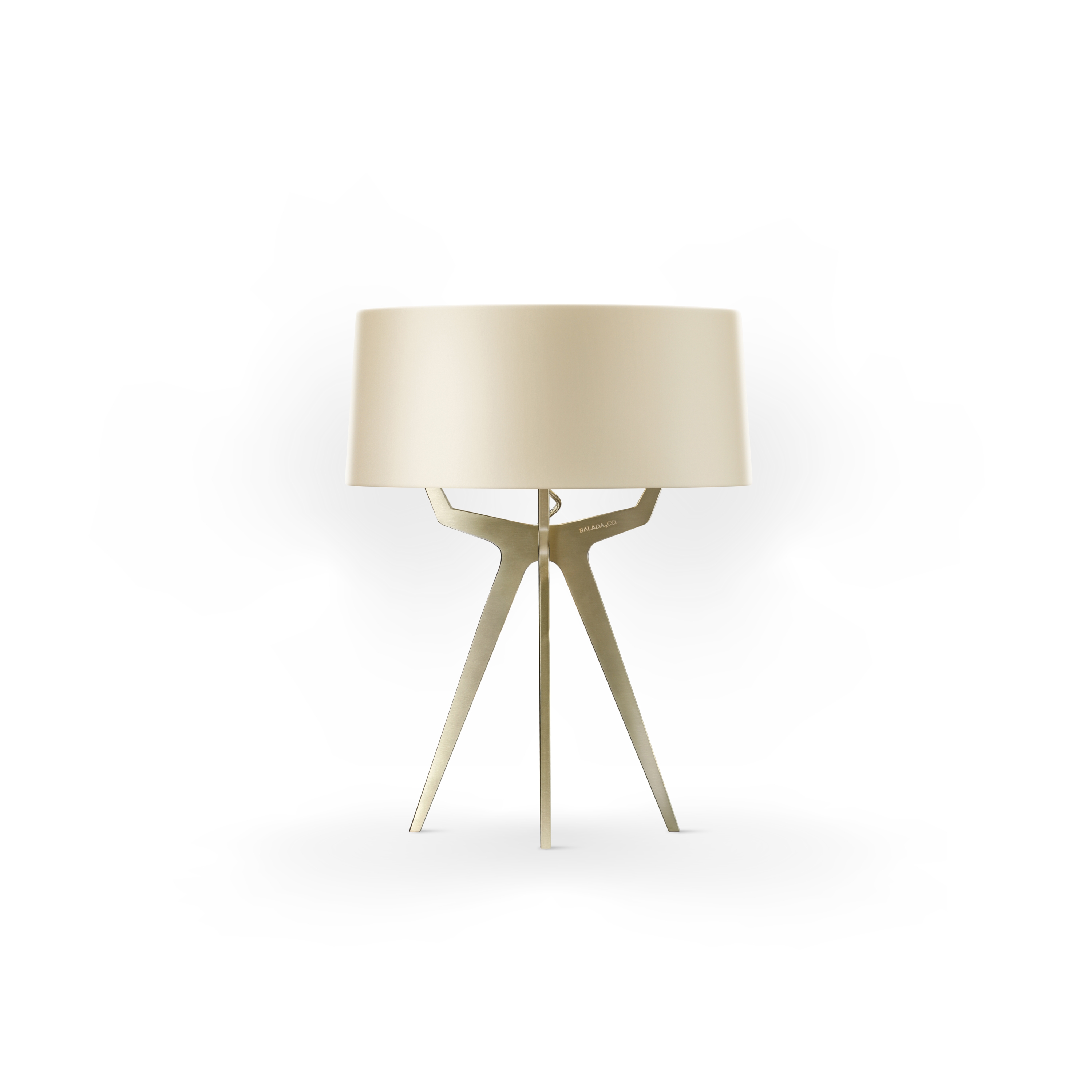 No. 35 Table Lamp Shiny-Matt Collection - Tan Gold - Brass