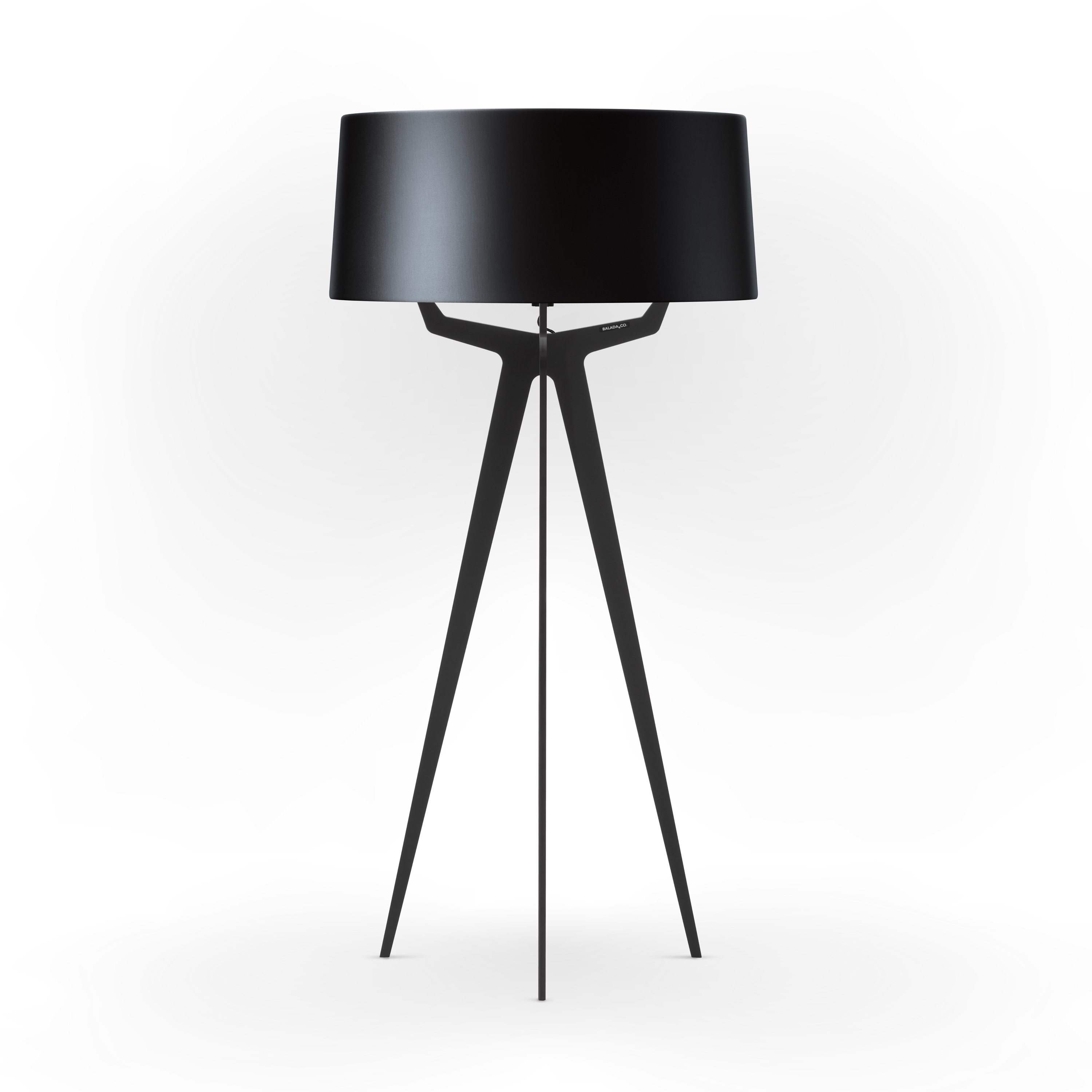 No. 35 Floor Lamp Shiny-Matt Collection - Shiny Black - Fenix NTM®