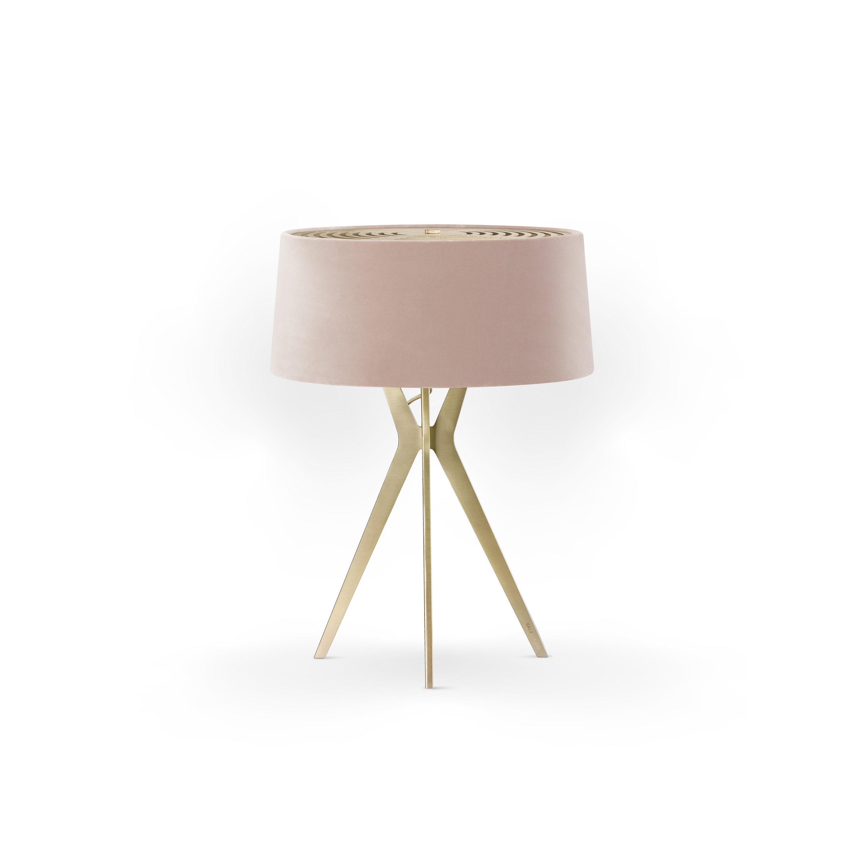 No. 43 Table Lamp Velvet Collection - Rose The ́- Brass