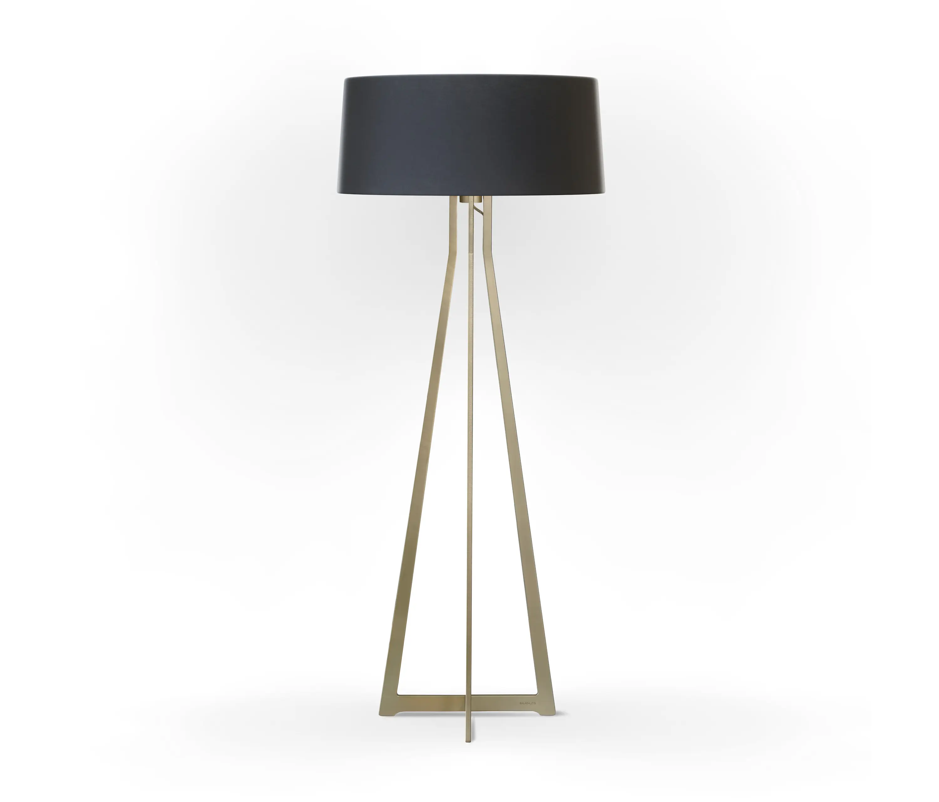 BALADA & CO. - No. 47 Floor Lamp Matt Collection - Deep Black - Brass