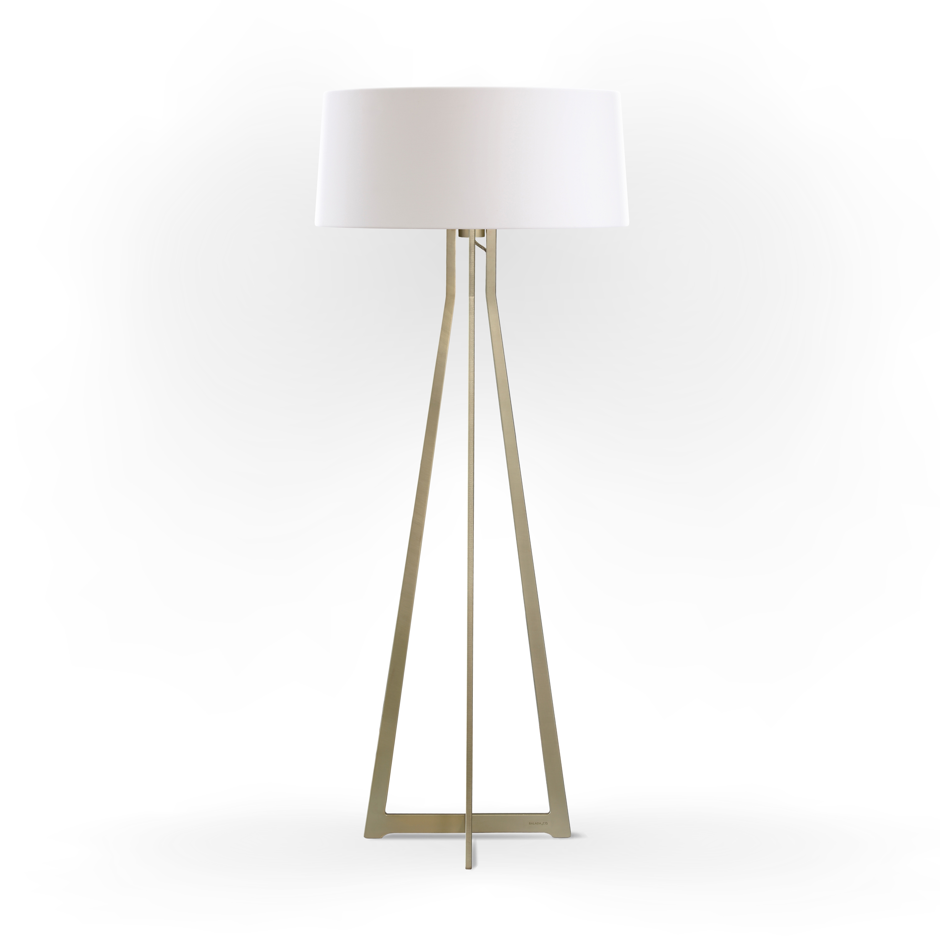 No. 47 Floor Lamp Matt Collection - Soft White - Brass