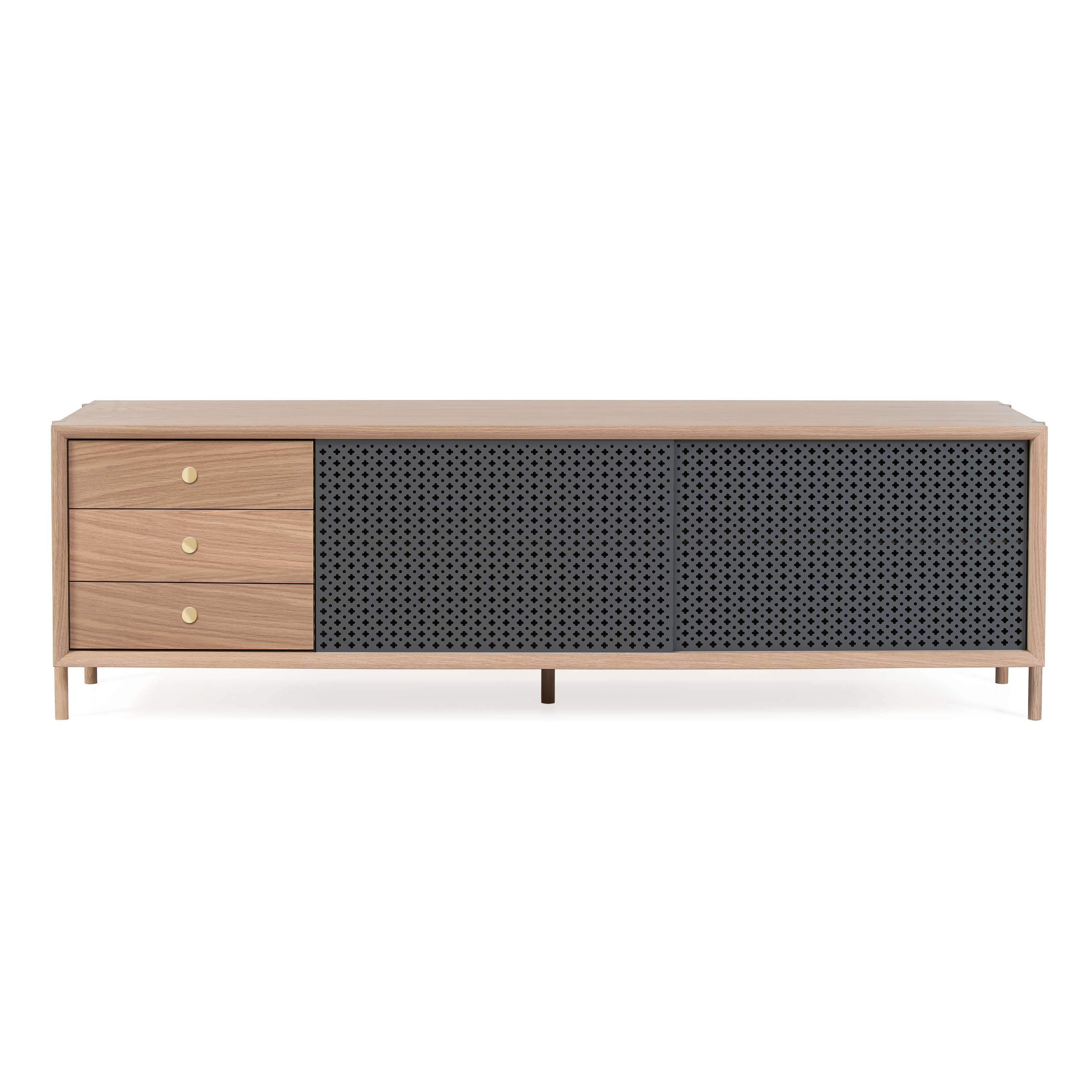 Mostra il prodotto Gabin | sideboard 162cm with drawers, slate grey del produttore Hartô