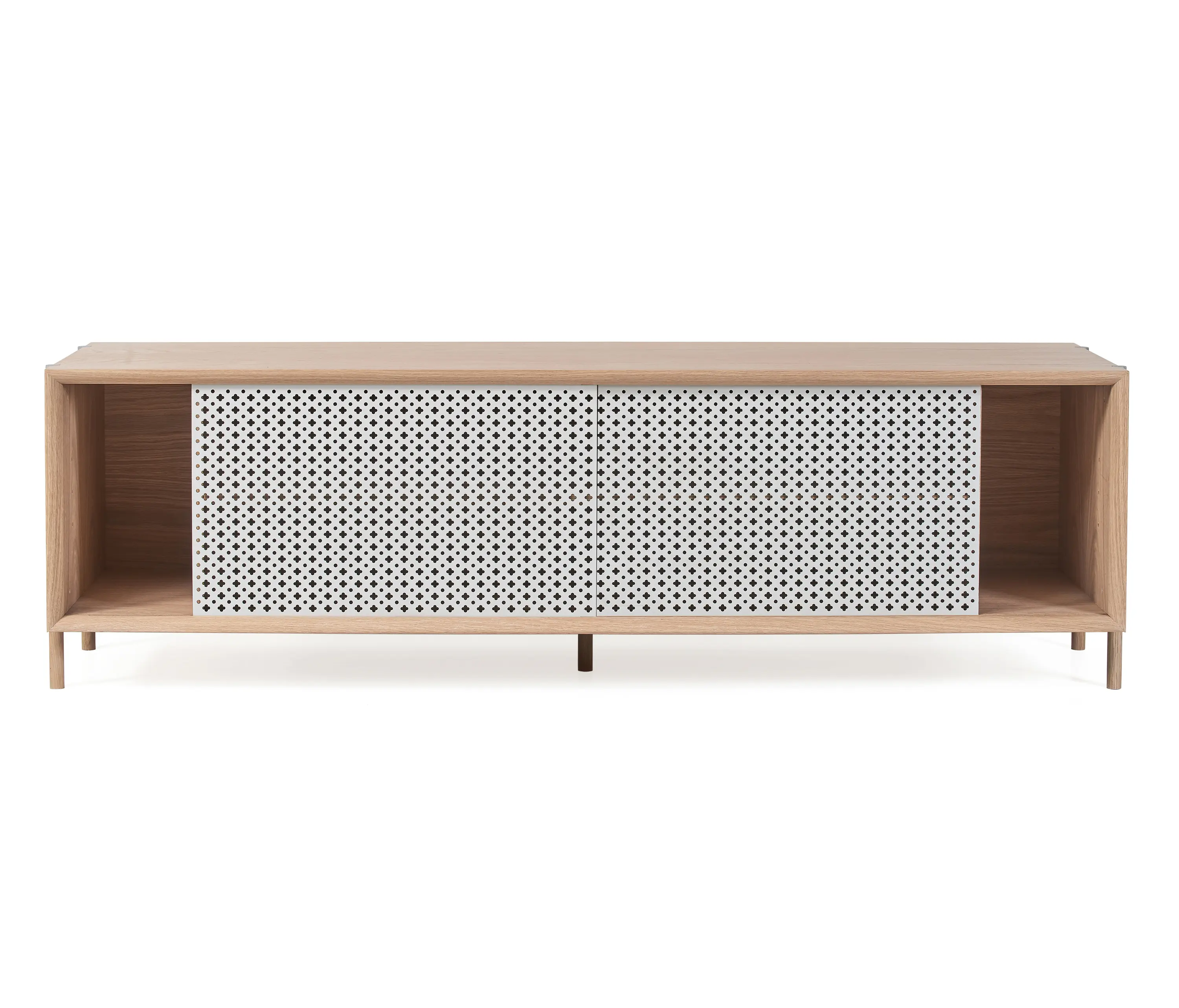Hartô - Gabin | Buffet 62cm sans tiroir, gris clair
