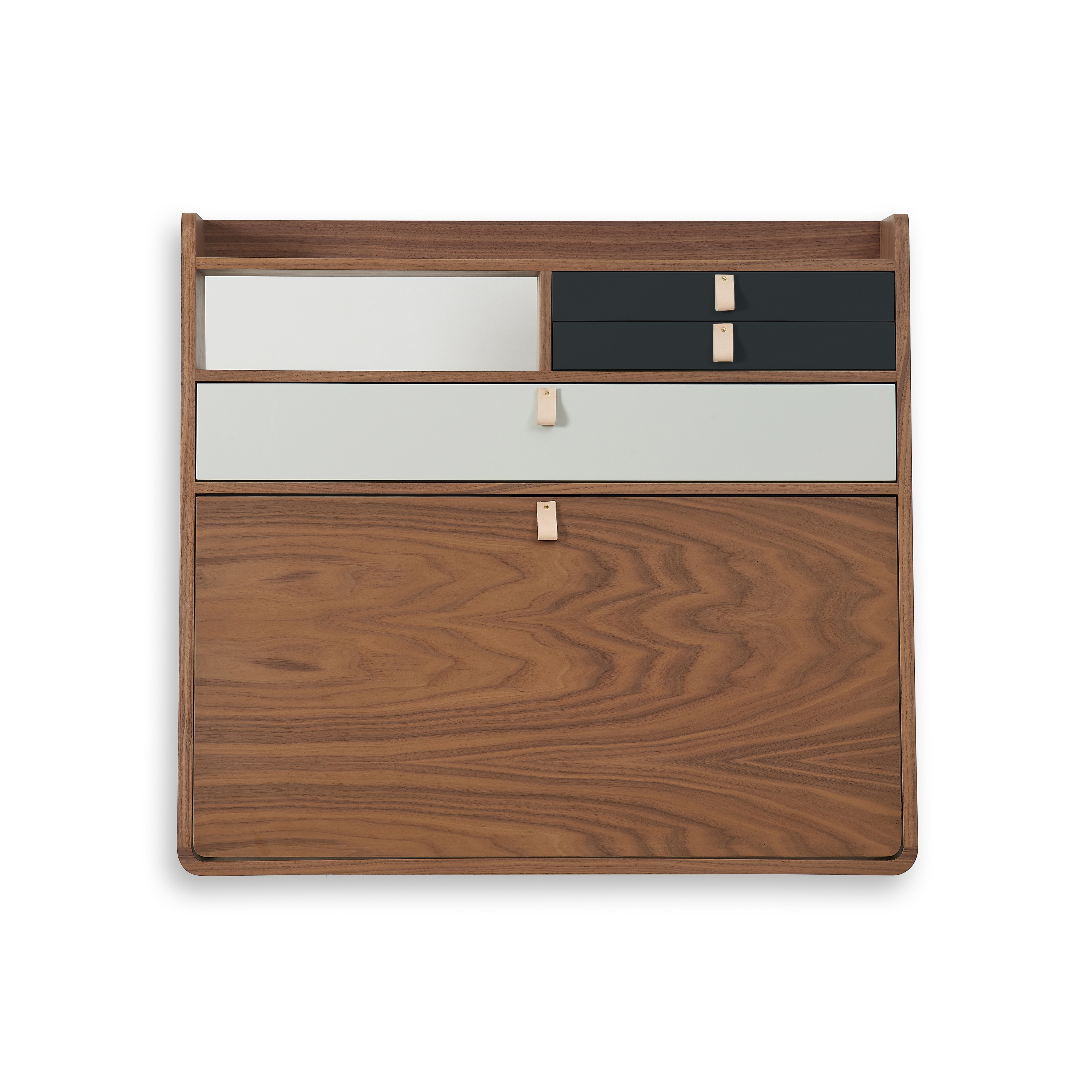 Mostra il prodotto Gaston | Wall secretary desk walnut 80cm del produttore Hartô
