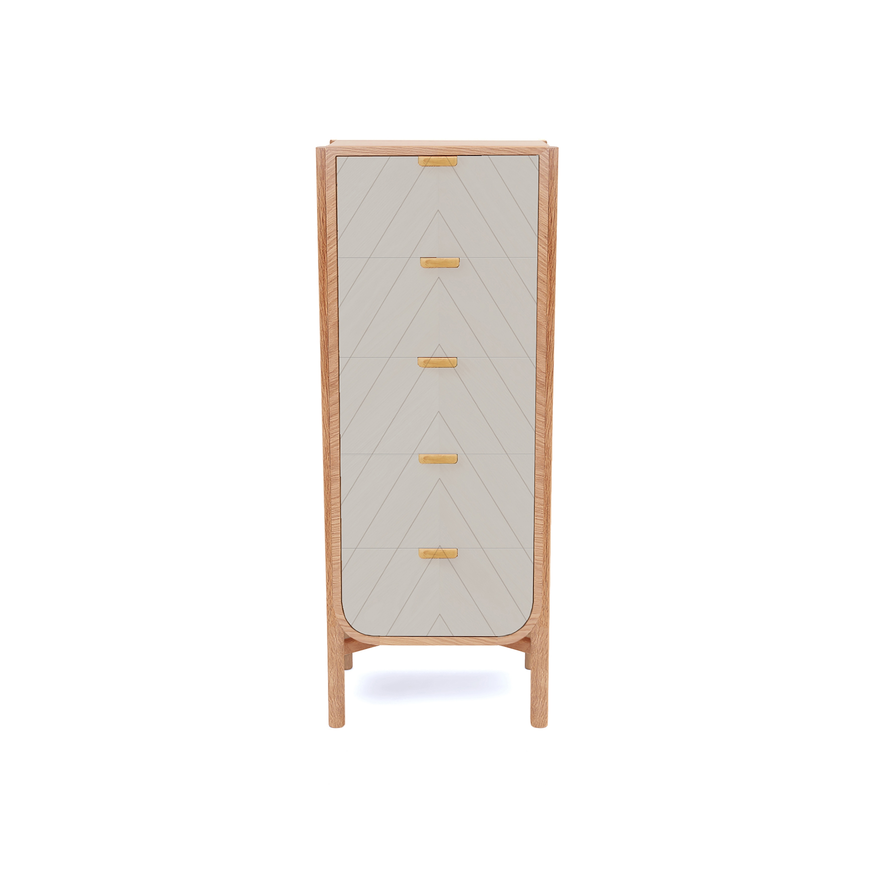 Mostra il prodotto Marius | Tall chest, light grey del produttore Hartô