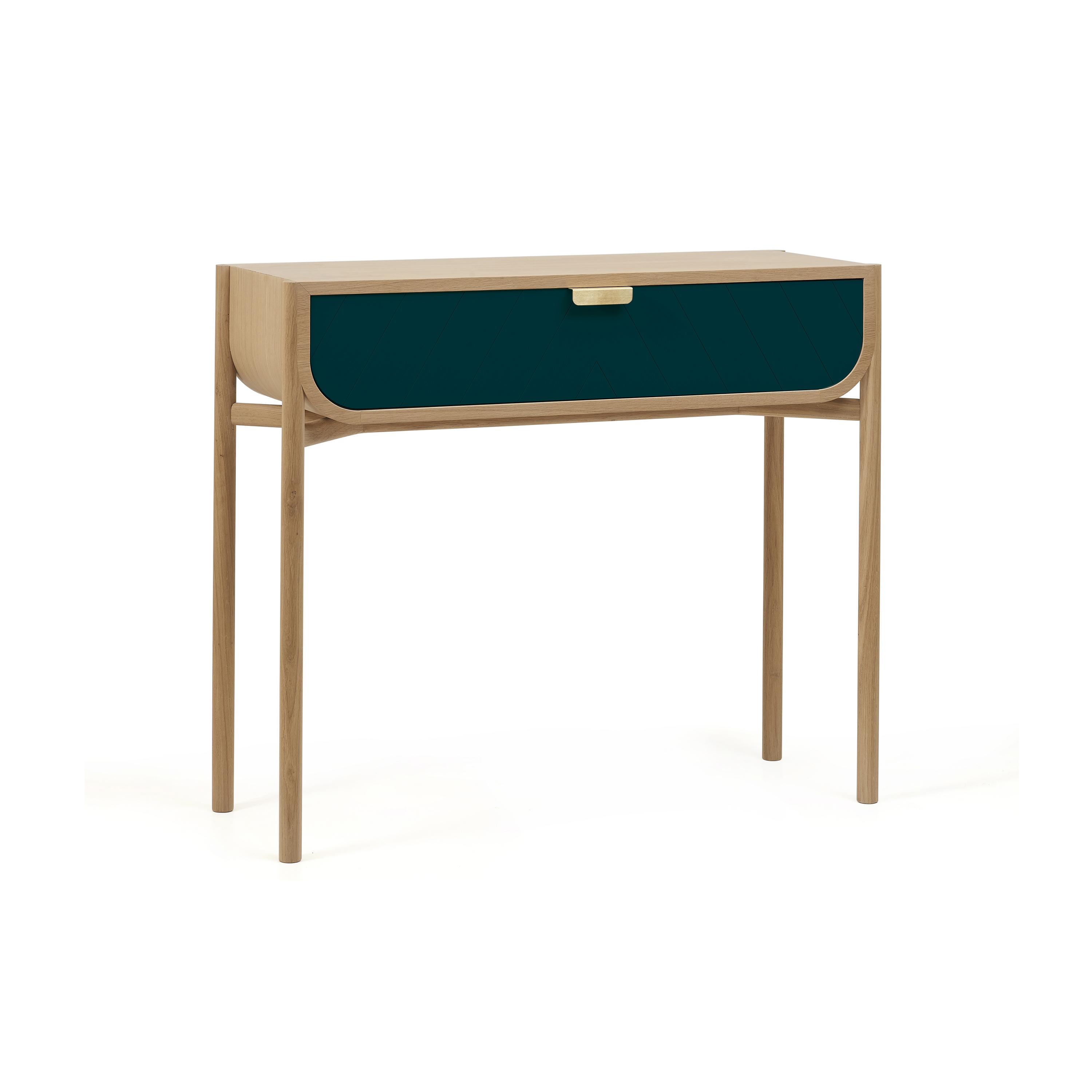 Marius | Console 100cm, bleu petrole
