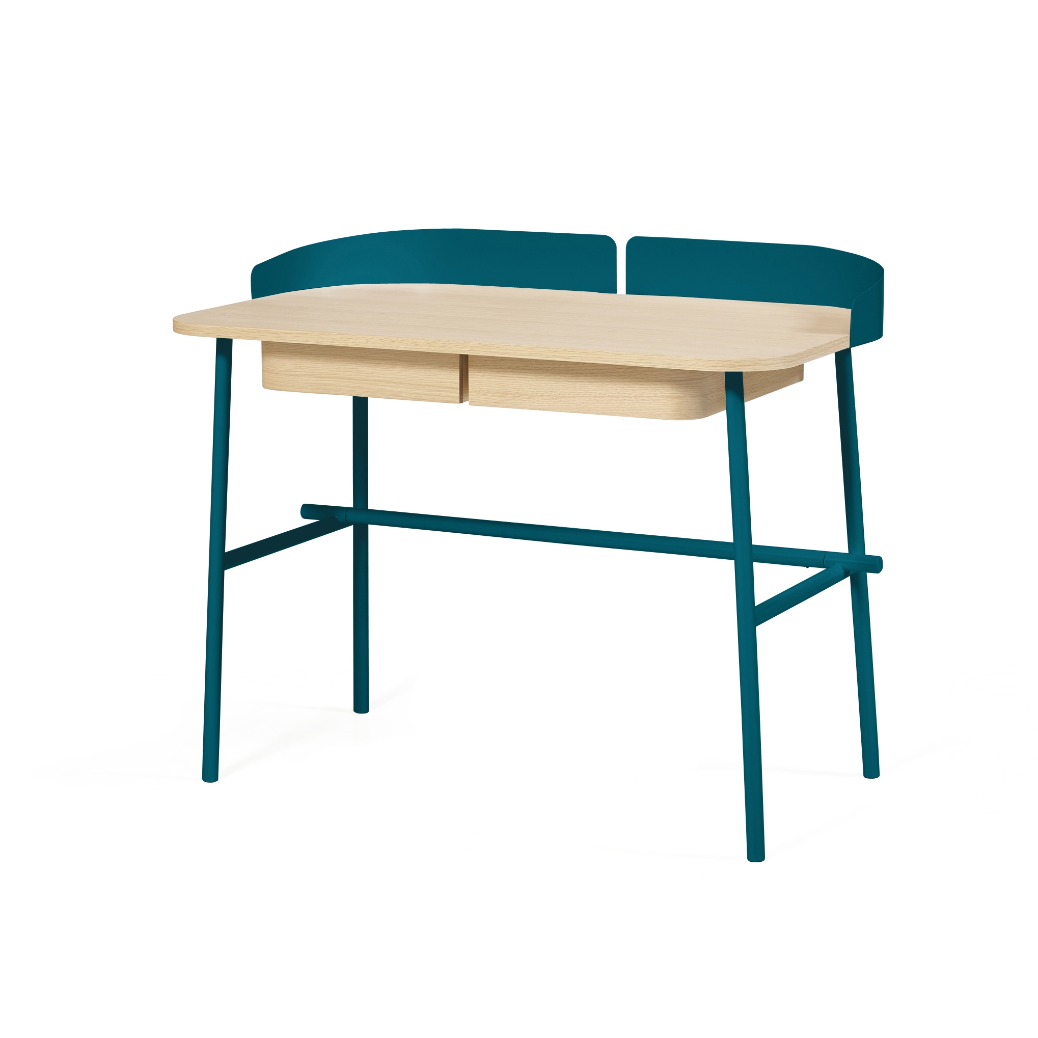 Victor | Desk, petrol blue
