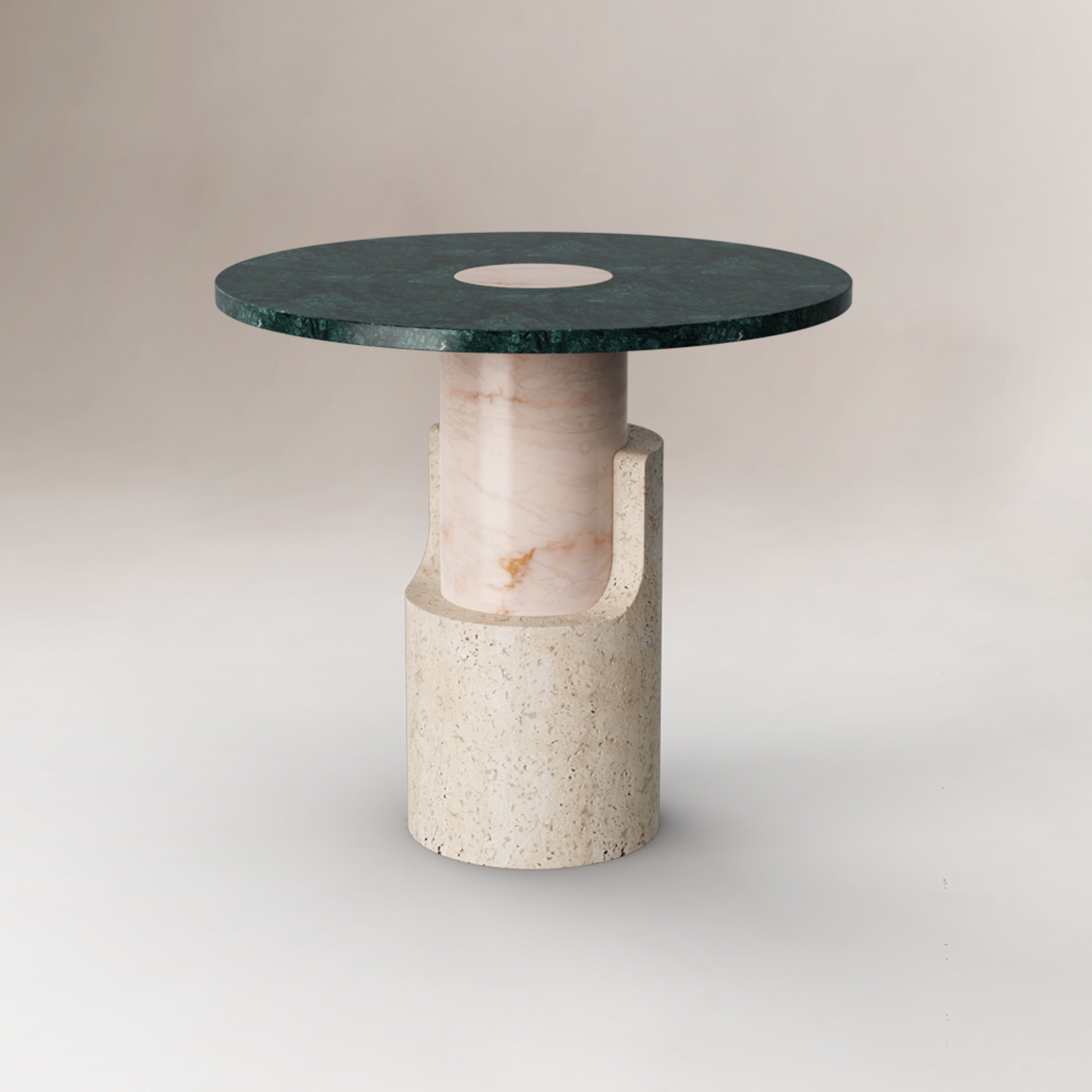Produkt Braque Travertine side table des Herstellers Dooq anzeigen