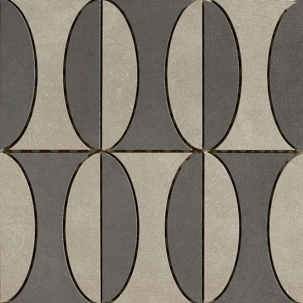 Display product Industrial | Decoro B - Sage\Plomb from manufacturer FLORIM