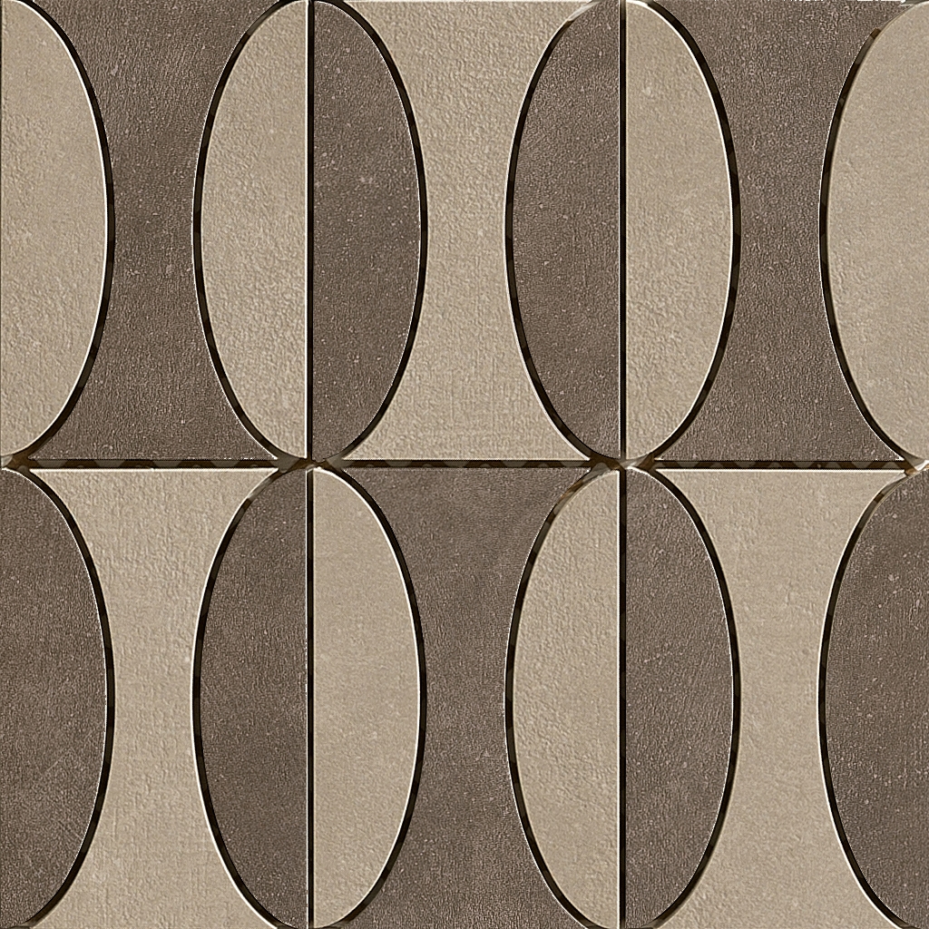 Industrial | Decoro B - Moka\Taube