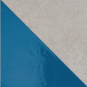 Display product Matrice | Trama 3 H4 Azzurro from manufacturer FLORIM
