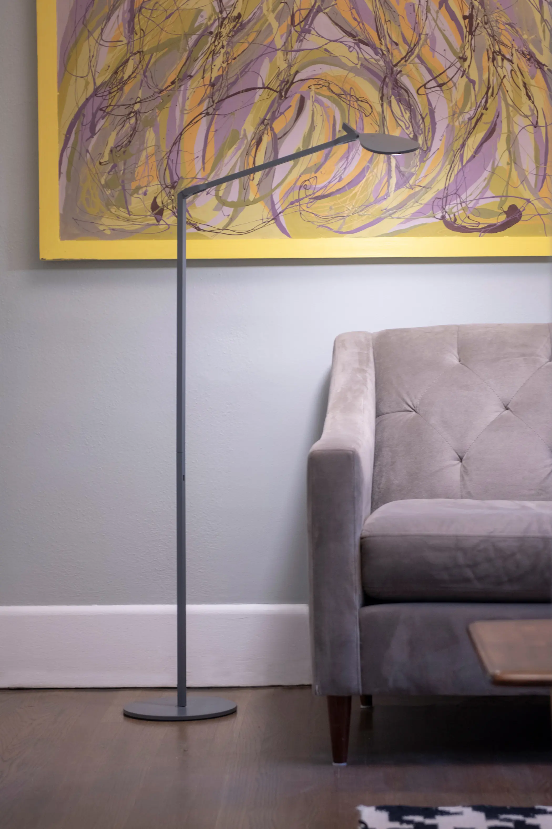 Koncept - Splitty Floor Lamp, Matte Leaf Green