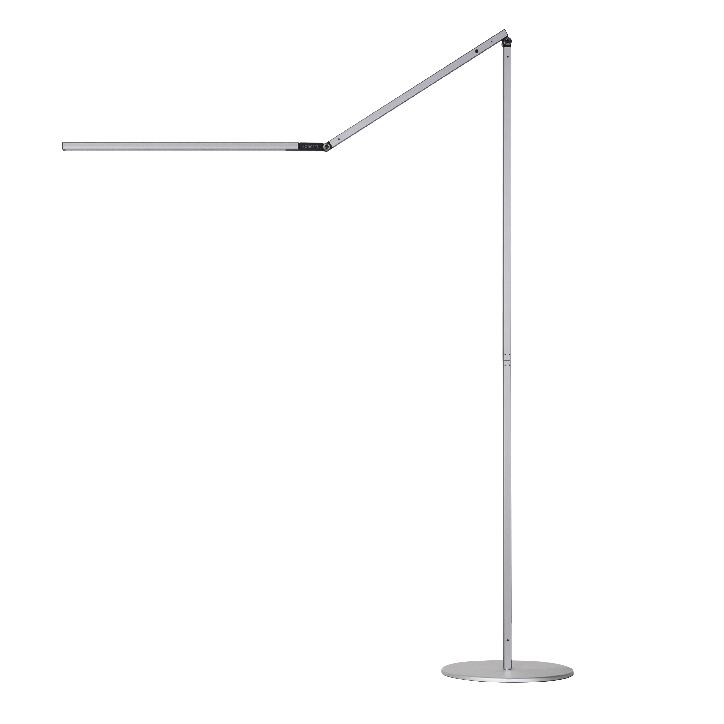 Z-Bar LED Floor Lamp - Silver