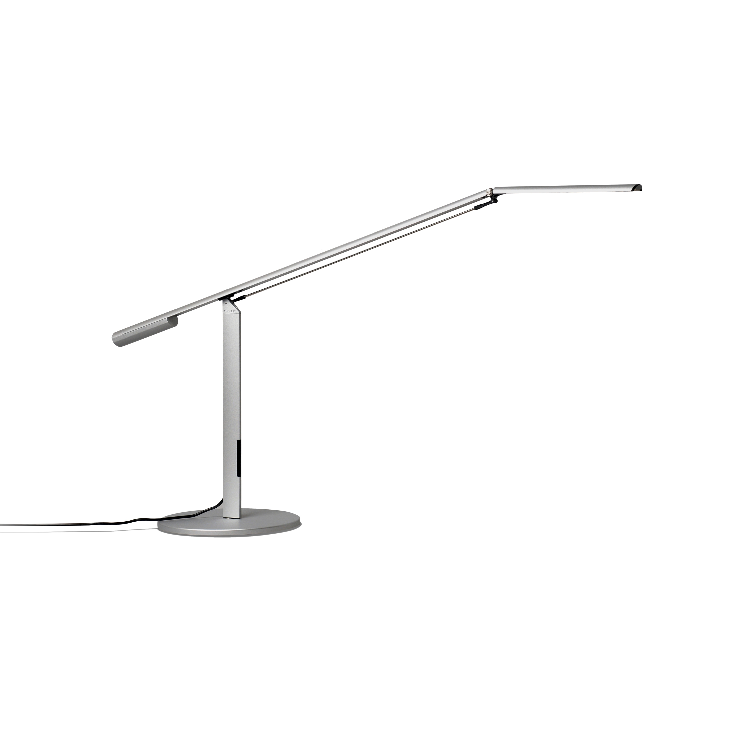 Display product Equo LED Desk Lamp - Silver from manufacturer Koncept