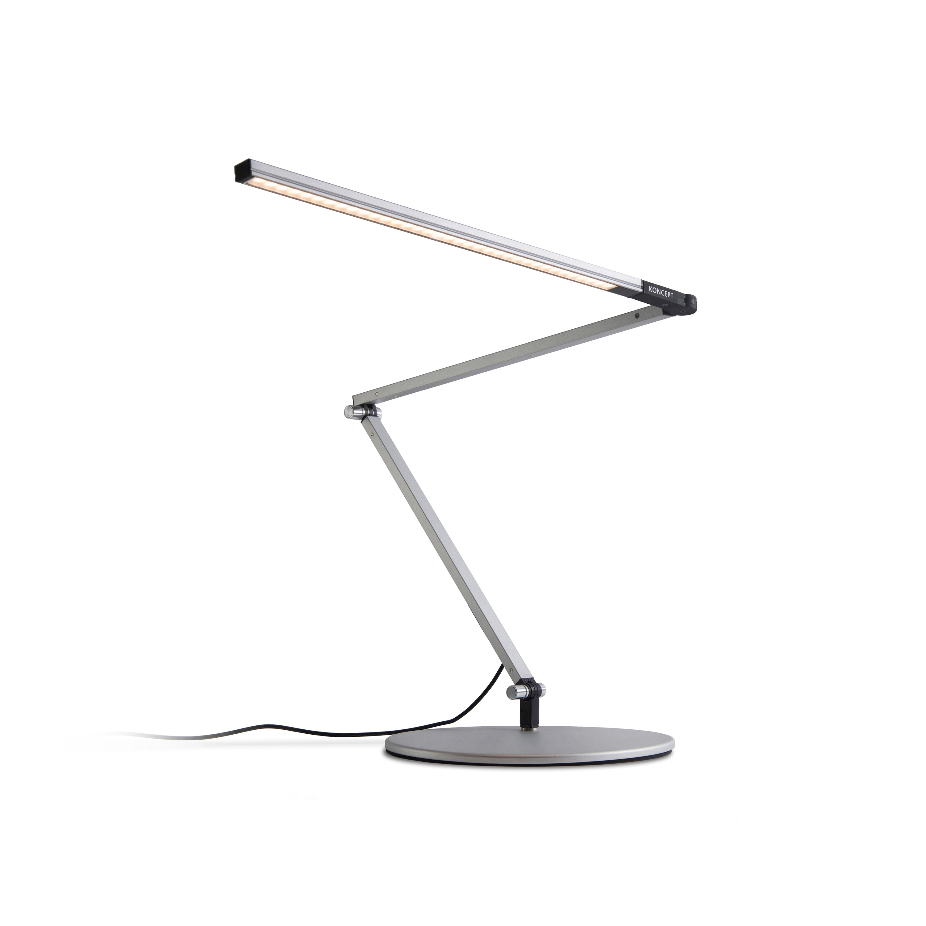 Z-Bar Slim LED Desk Lamp - Silver