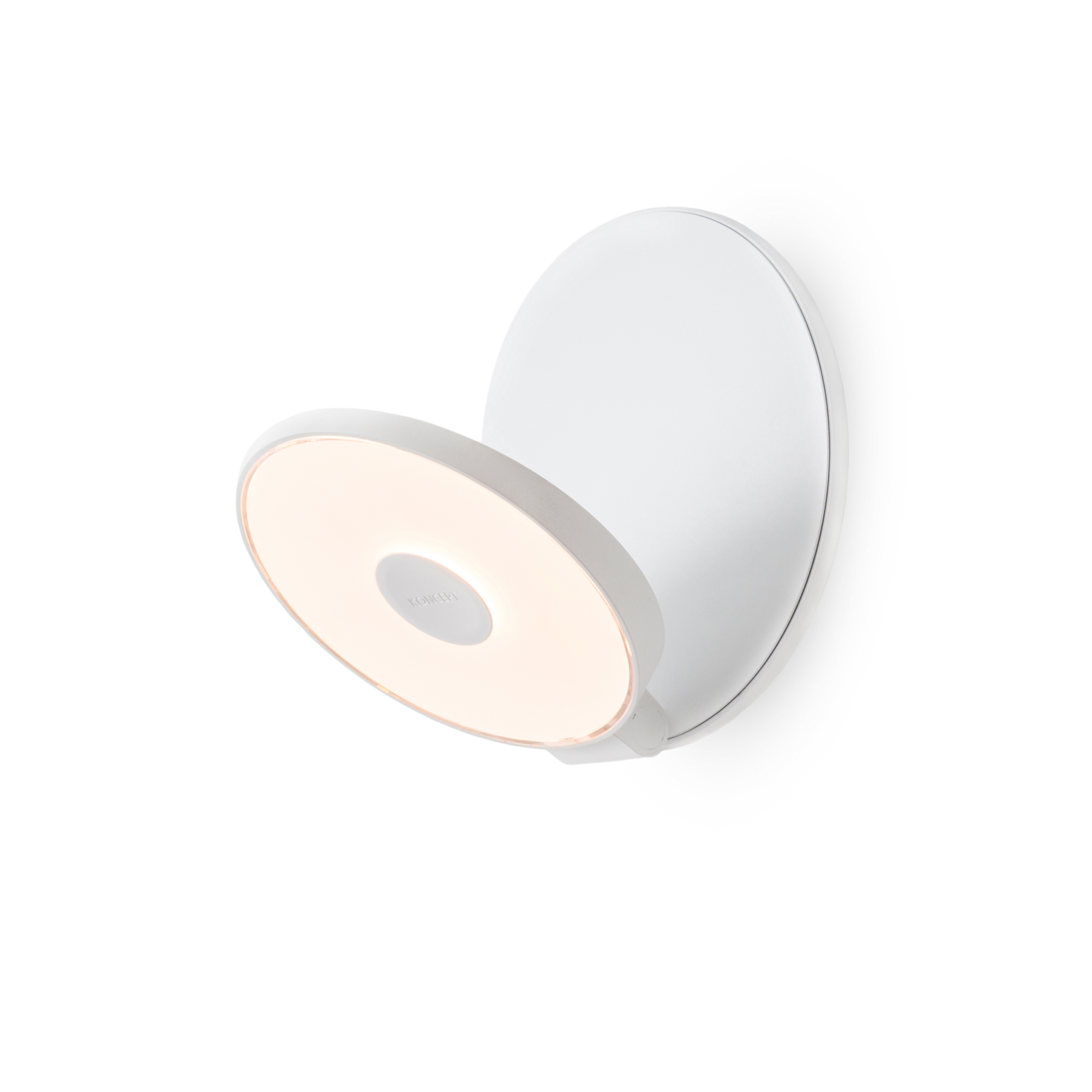 Display product Gravy LED Wall Sconce - Matte White from manufacturer Koncept