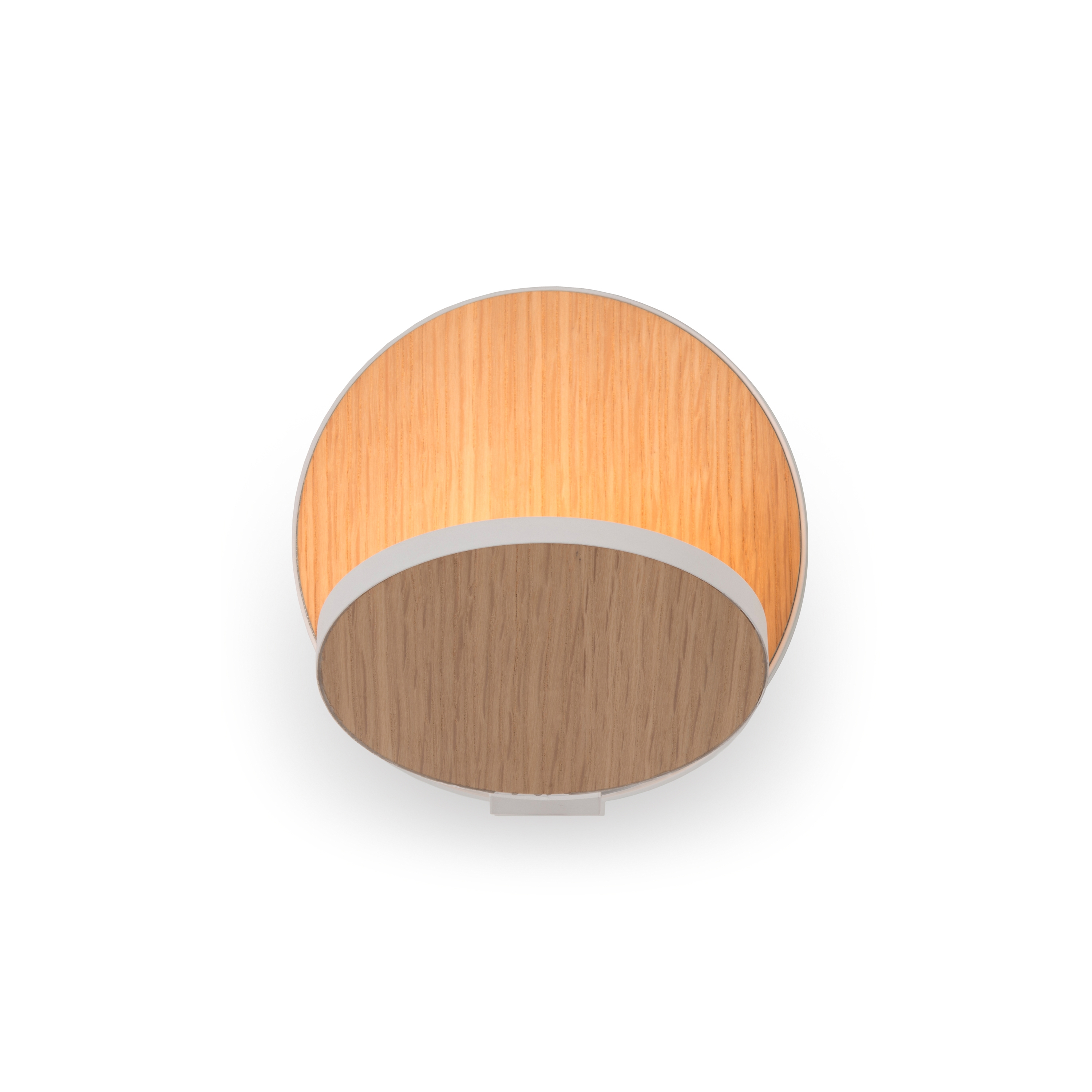 Display product Gravy LED Wall Sconce - White Oak from manufacturer Koncept