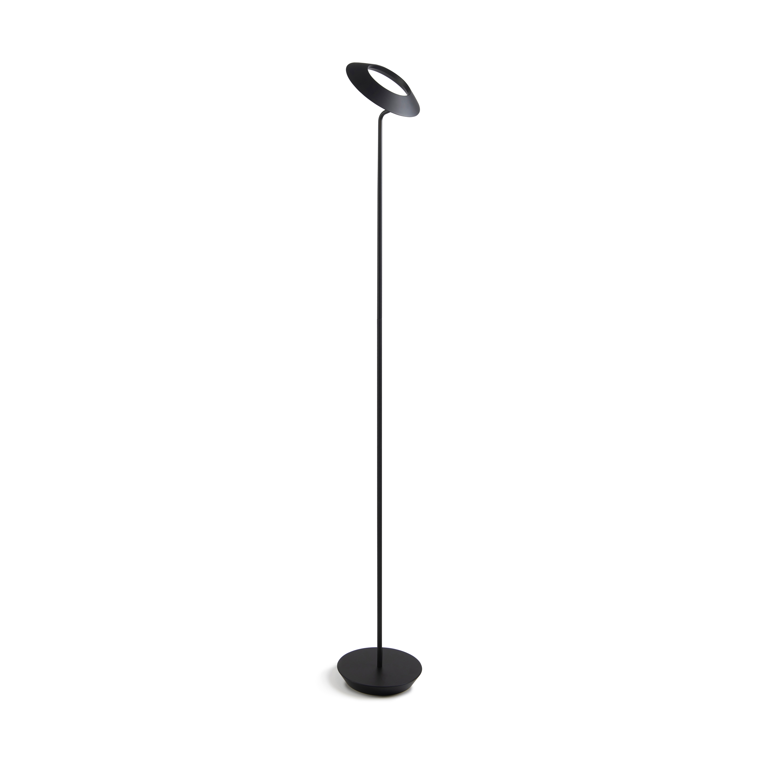 Display product Royyo Floor Lamp, Matte Black Body, Matte Black base plate from manufacturer Koncept