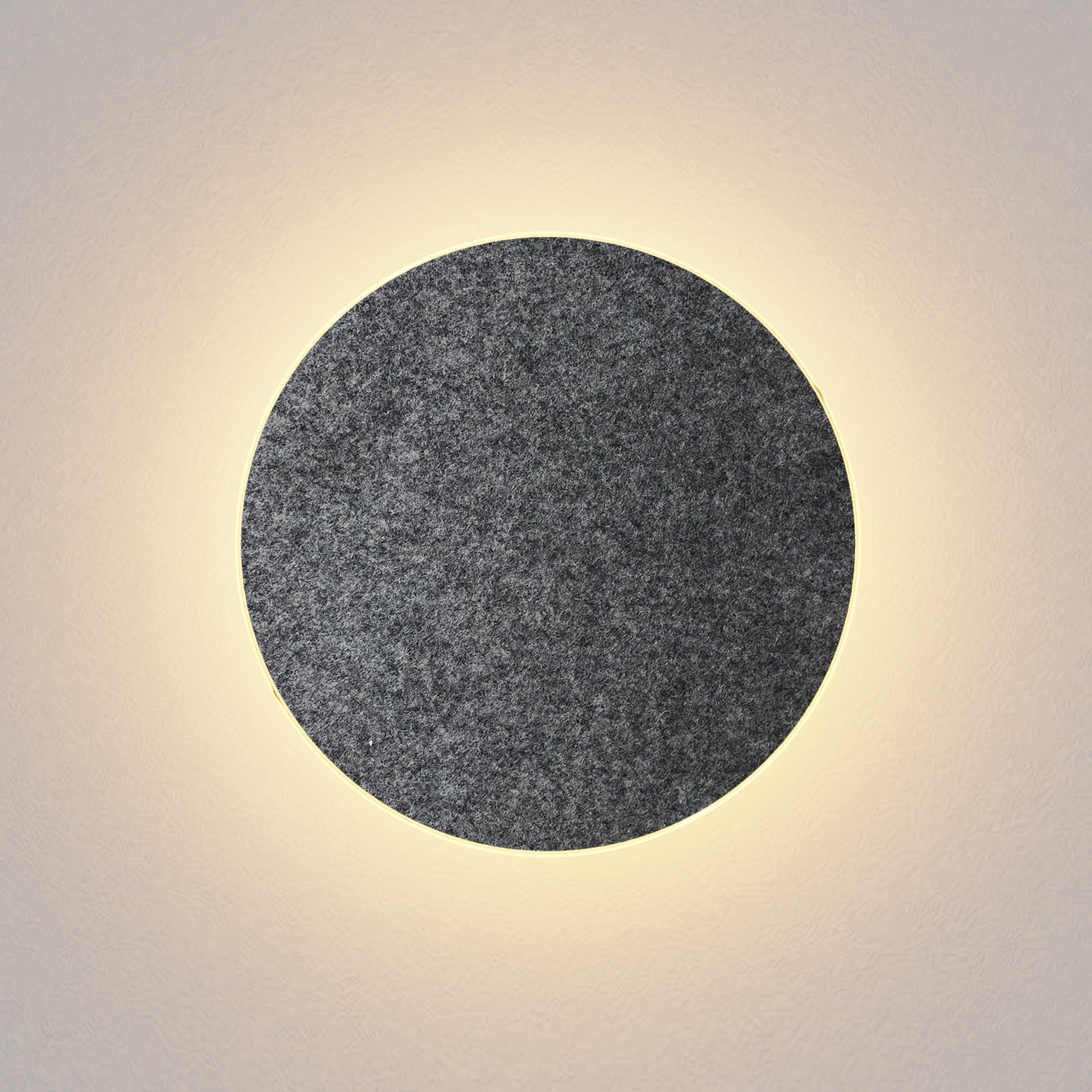 Ramen Wall Sconce, 12", Charcoal Felt