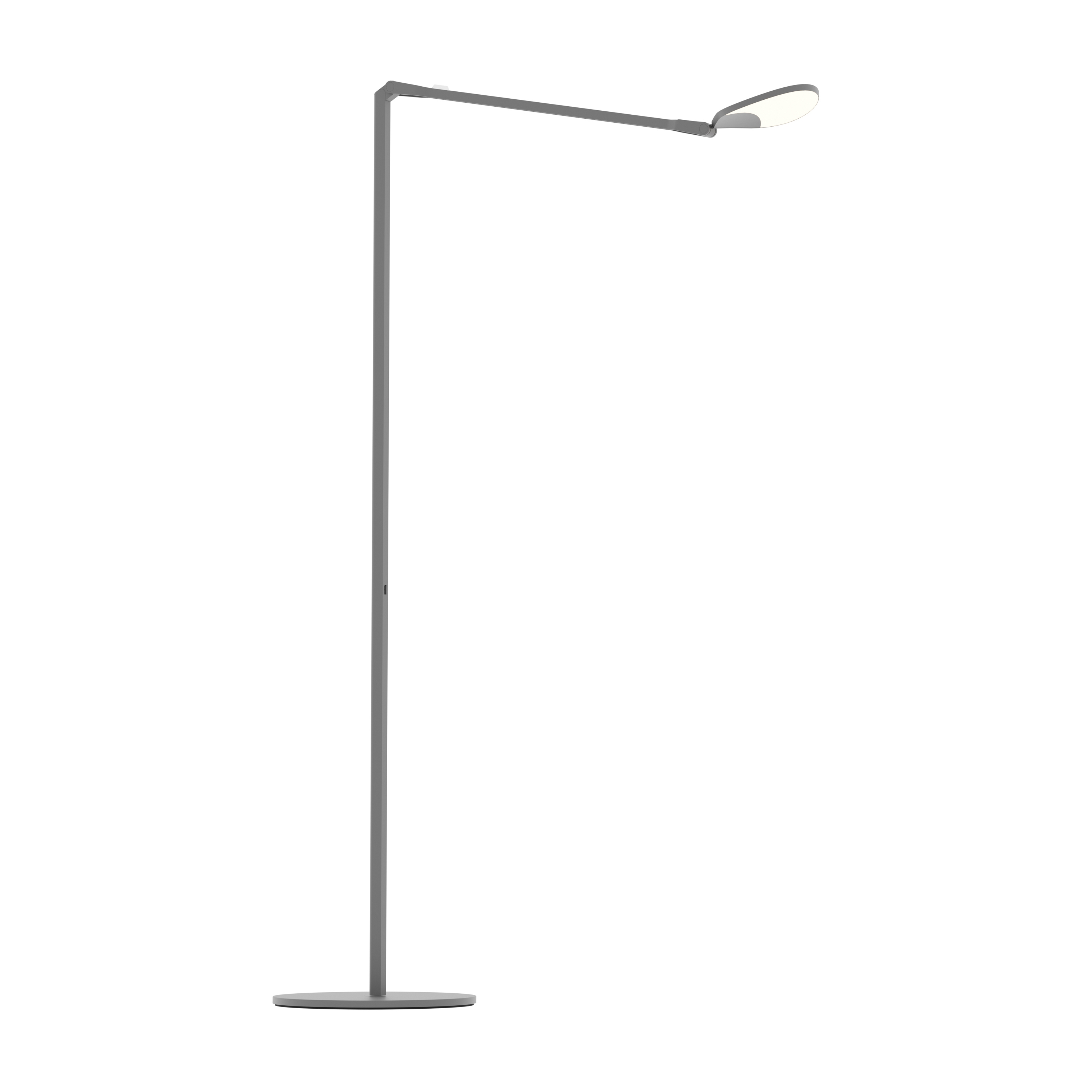 Splitty Floor Lamp, Matte Grey