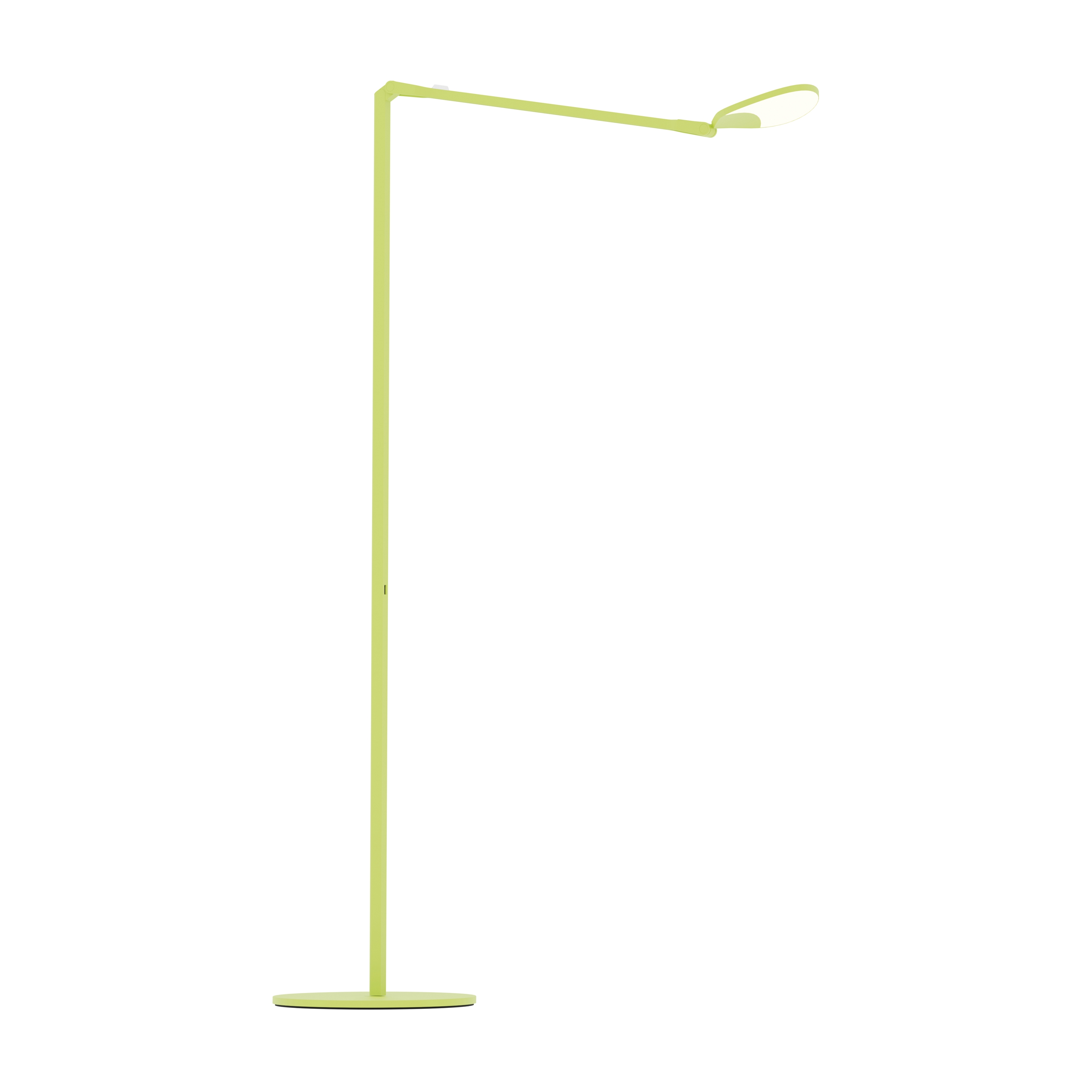 Splitty Floor Lamp, Matte Leaf Green