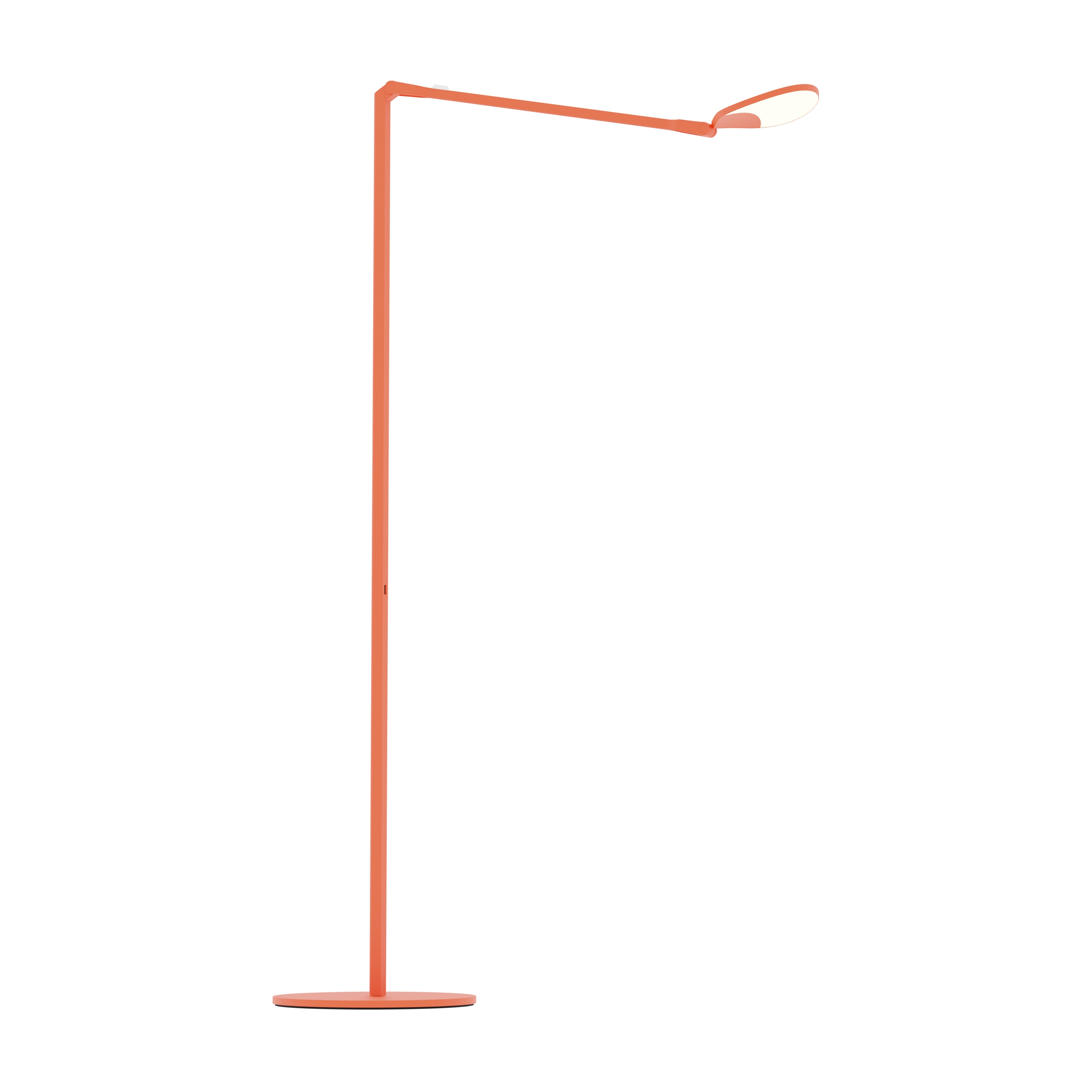 Splitty Floor Lamp, Matte Orange