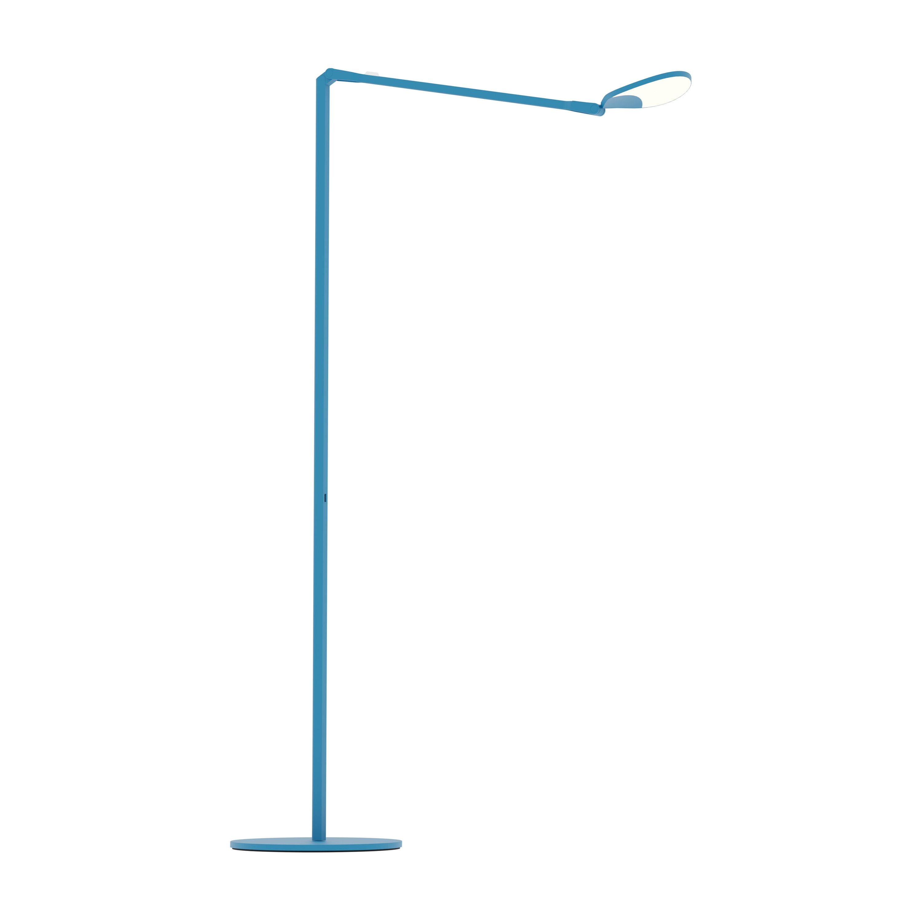 Splitty Floor Lamp, Matte Pacific Blue