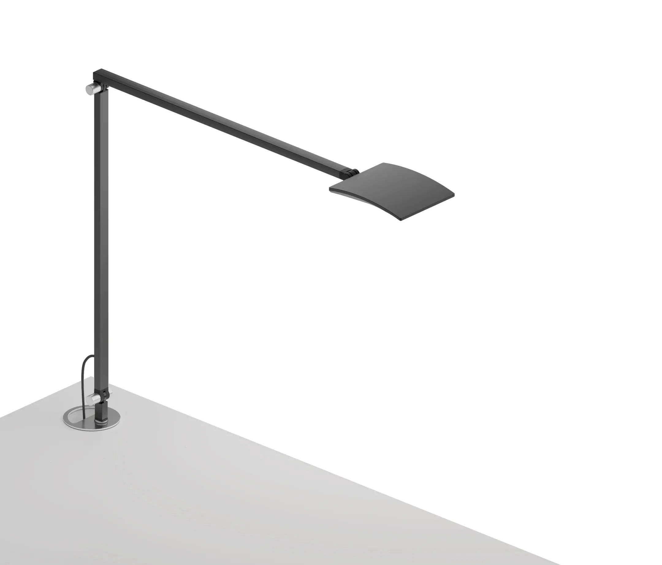 Koncept - Mosso Pro Desk Lamp with grommet mount, Metallic Black