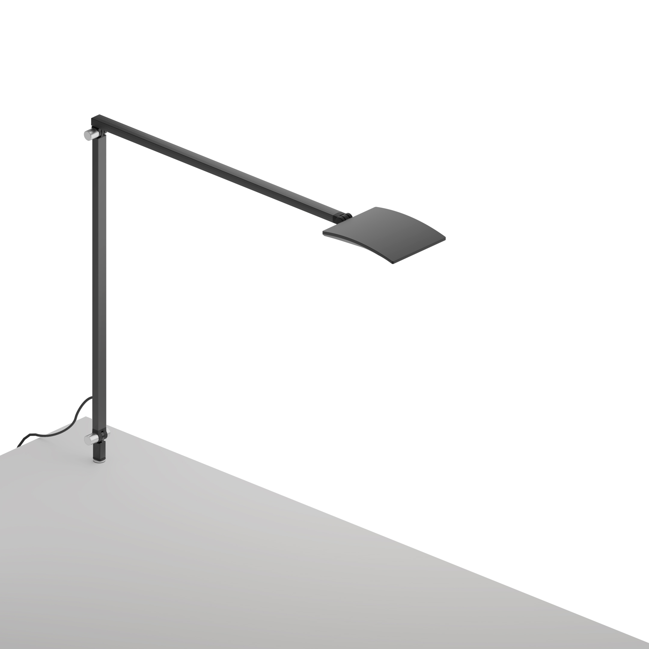 Display product Mosso Pro Desk Lamp with through-table mount, Metallic Black from manufacturer Koncept