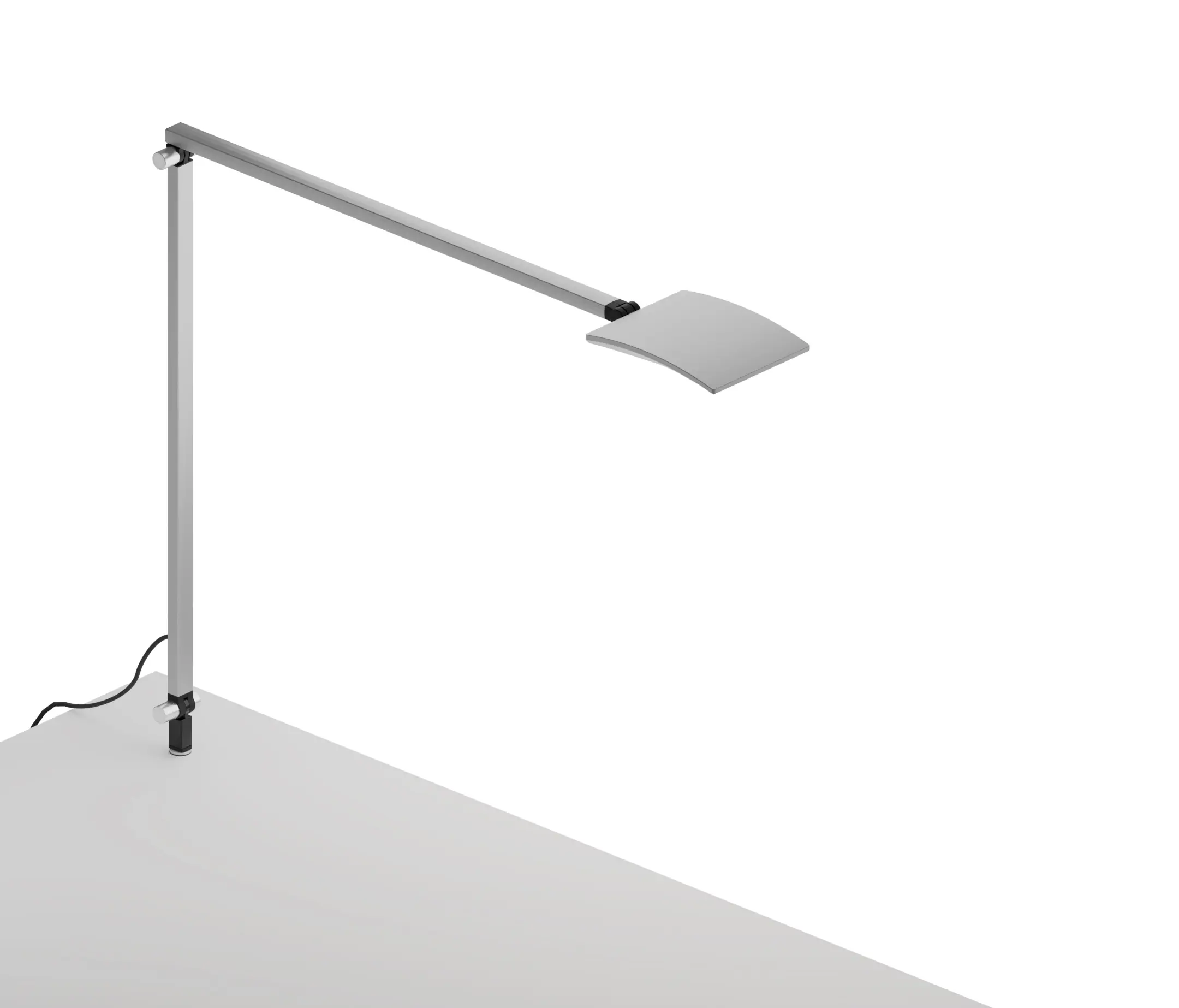 Koncept - Mosso Pro Desk Lamp with through-table mount, Silver
