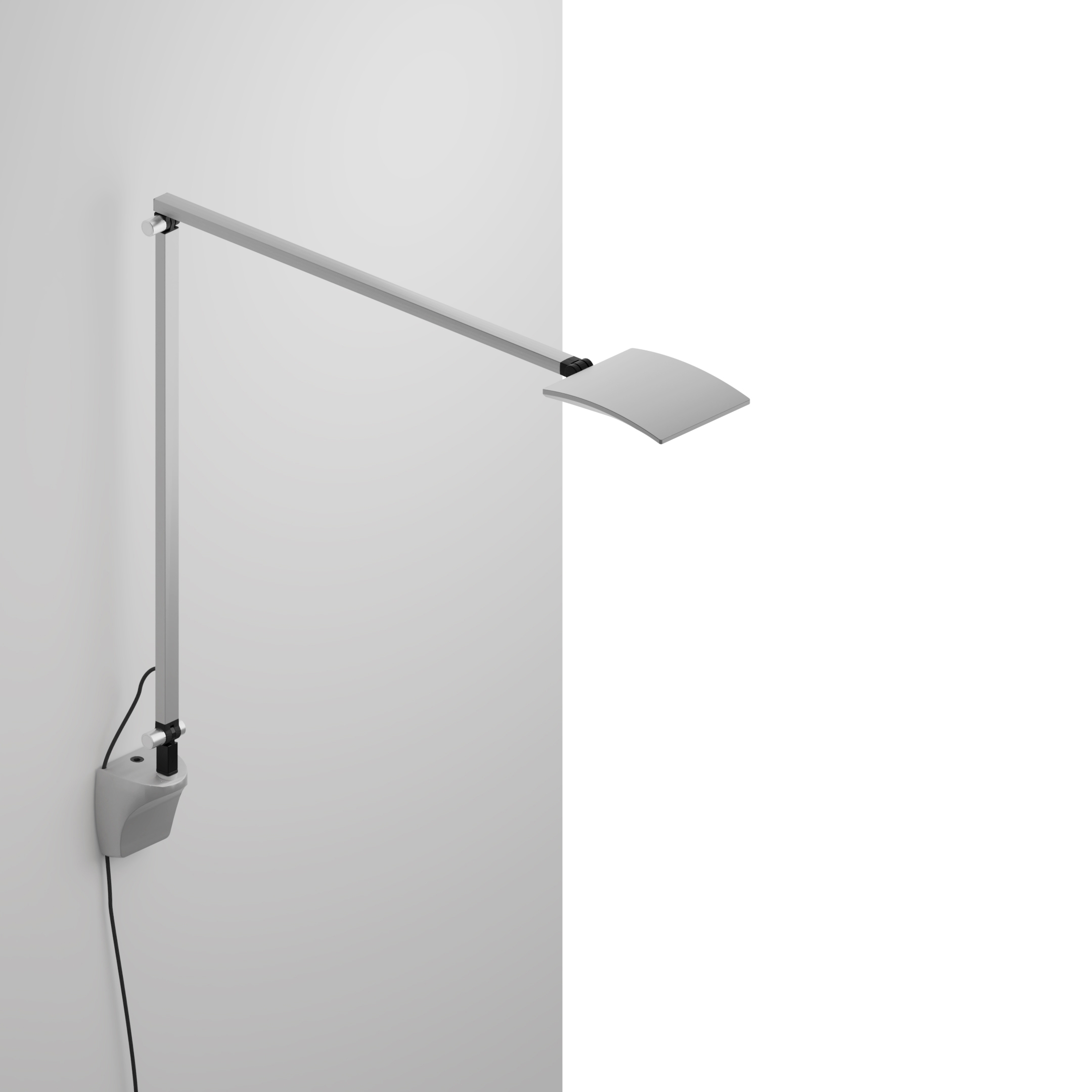 Mosso Pro Desk Lamp with wall mount, Silver