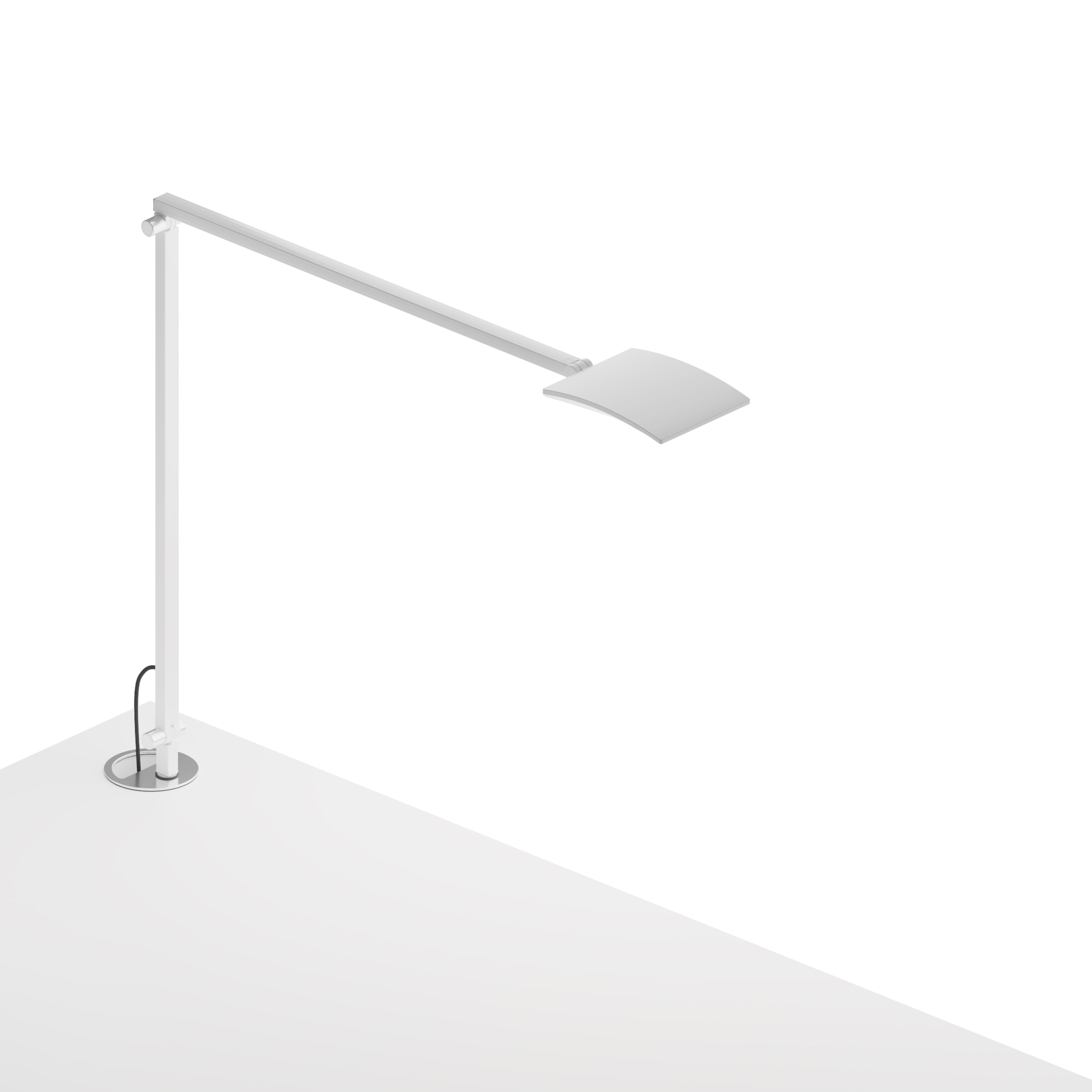 Mosso Pro Desk Lamp with grommet mount, White