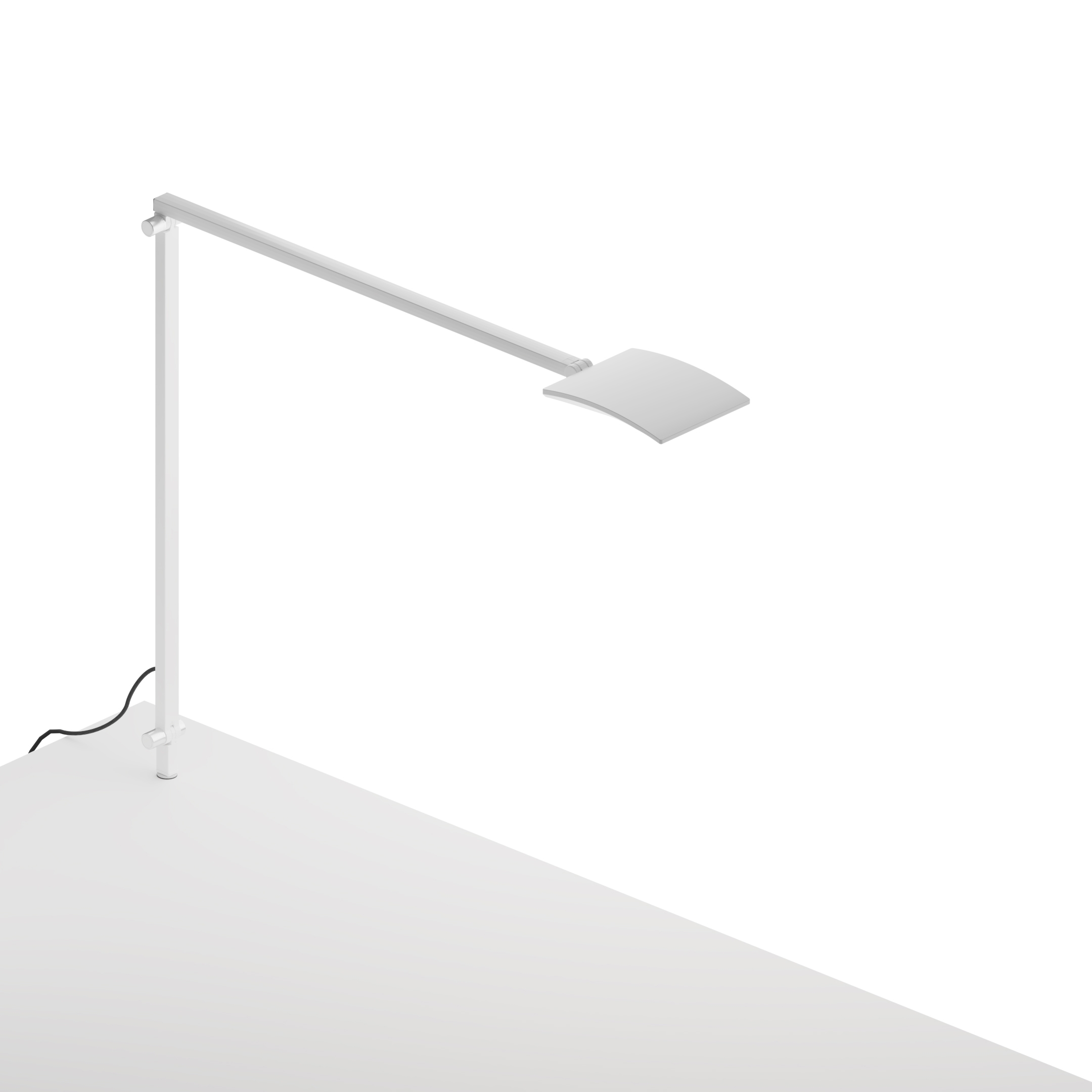 Mosso Pro Desk Lamp with through-table mount, White