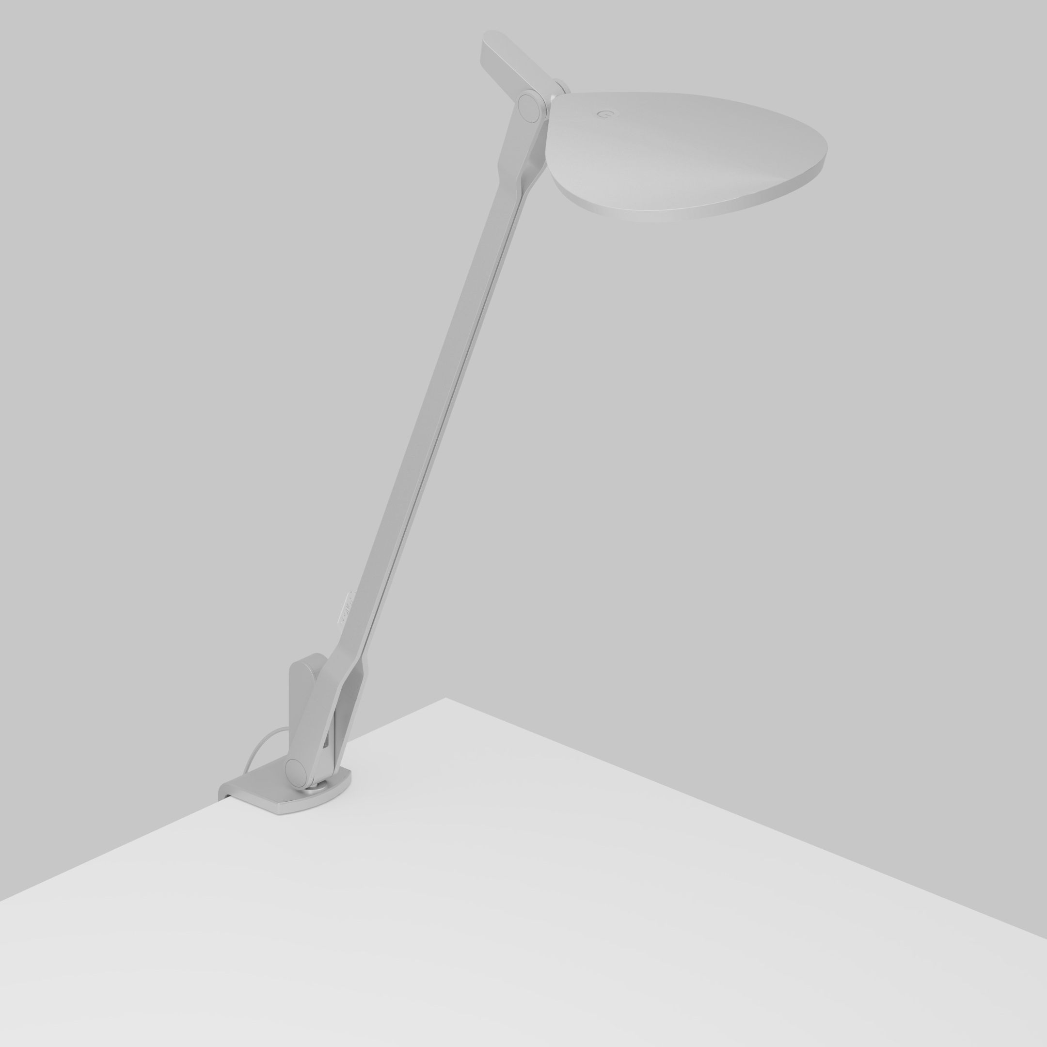 Splitty Desk Lamp with desk clamp, Silver