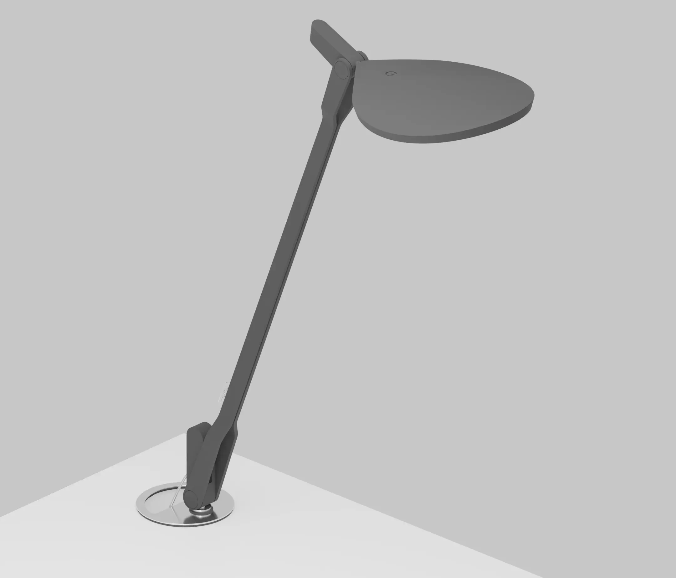 Koncept - Splitty Desk Lamp with grommet mount, Matte Grey