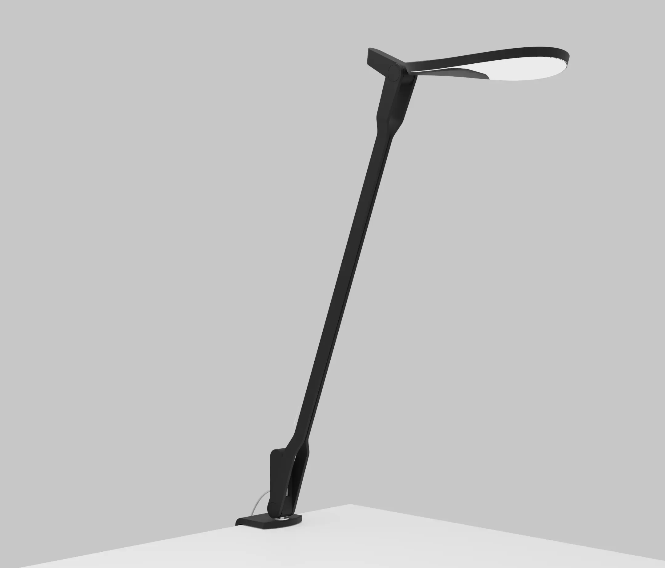 Koncept - Splitty Pro Desk Lamp with one-piece desk clamp, Matte Black