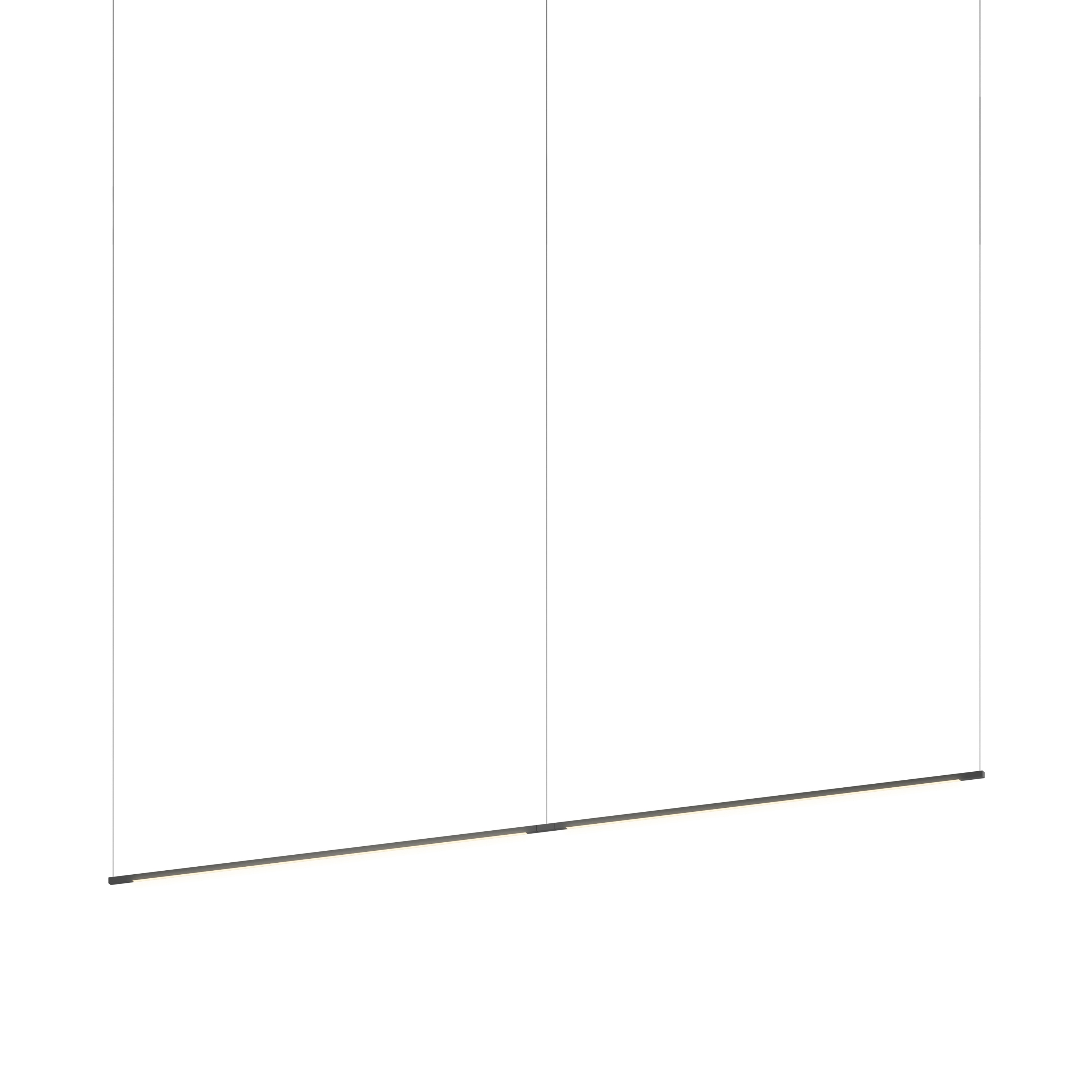 Z-Bar Pendant Linear, Matte Black, 72" (2 x 36" light bars)