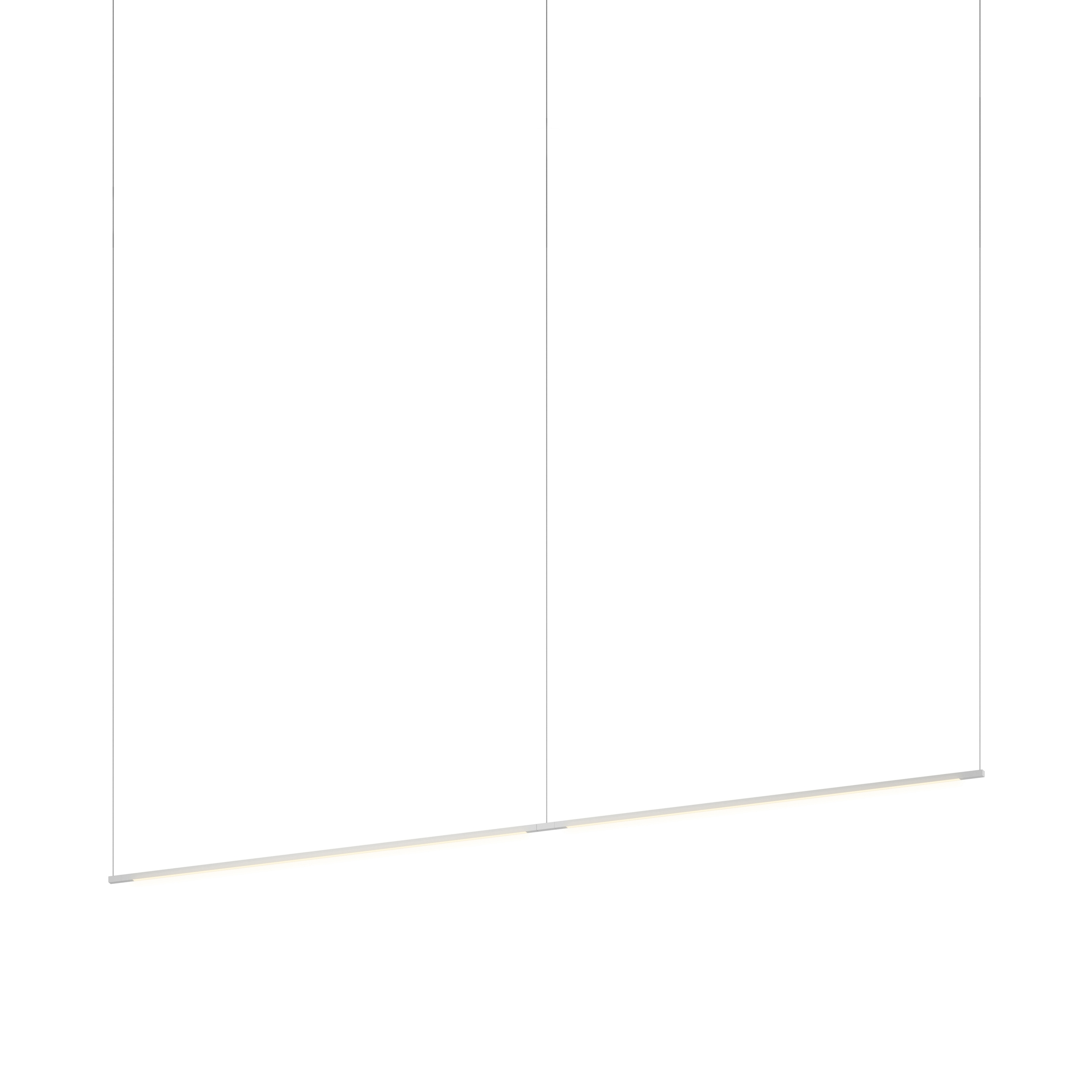 Z-Bar Pendant Linear, Silver, 72" (2 x 36" light bars)