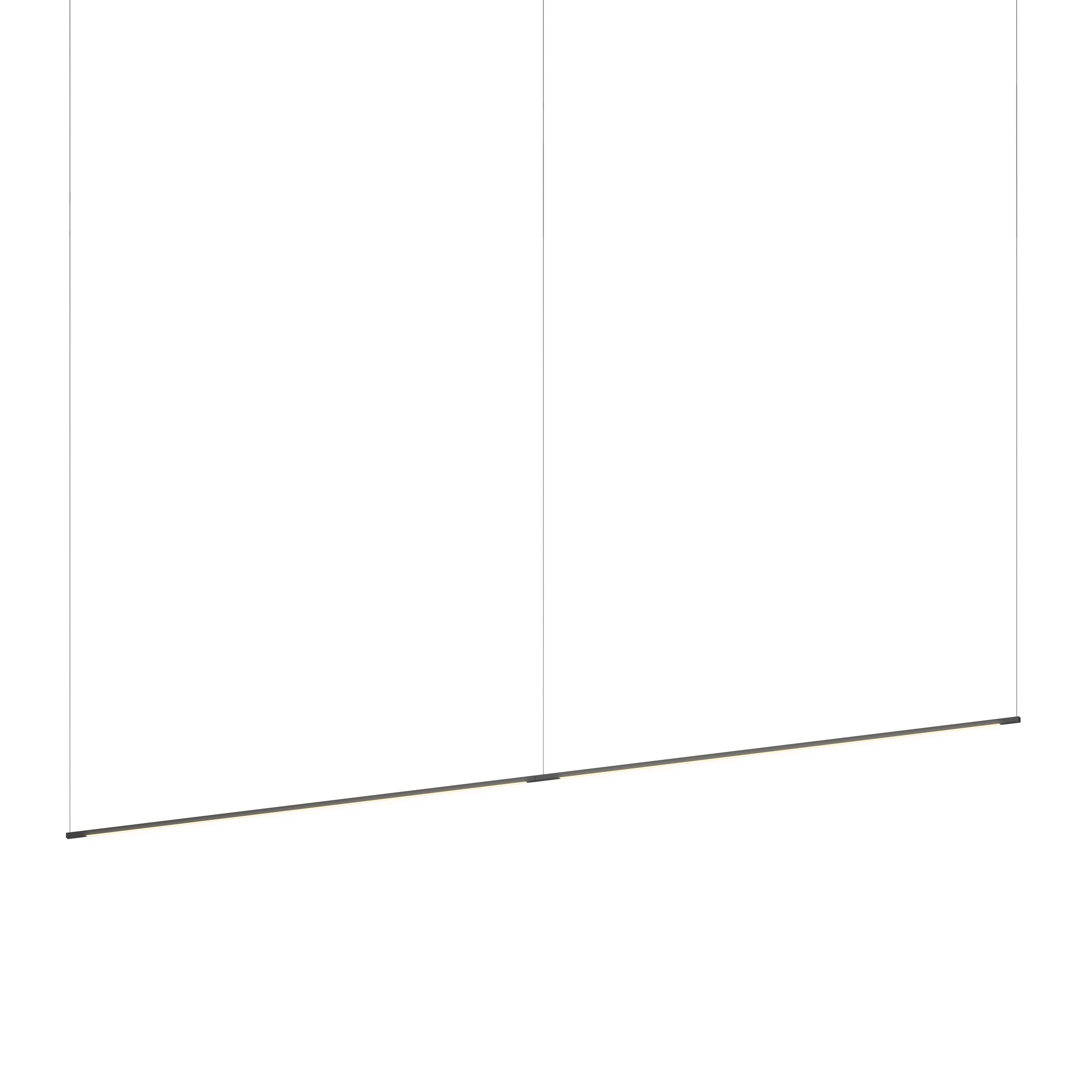 Z-Bar Pendant Linear, Matte Black, 96" (2 x 48" light bars)