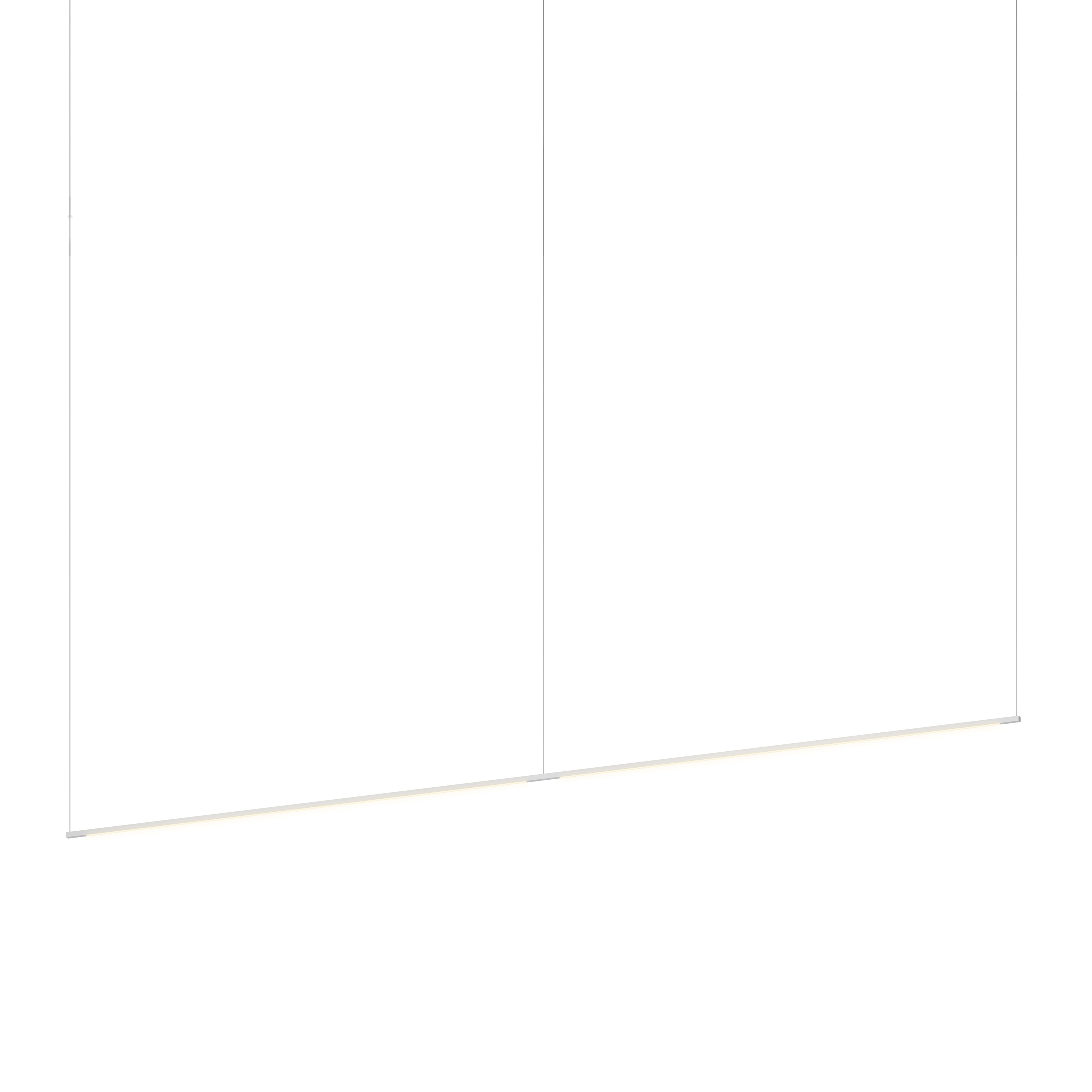 Z-Bar Pendant Linear, Silver, 96" (2 x 48" light bars)