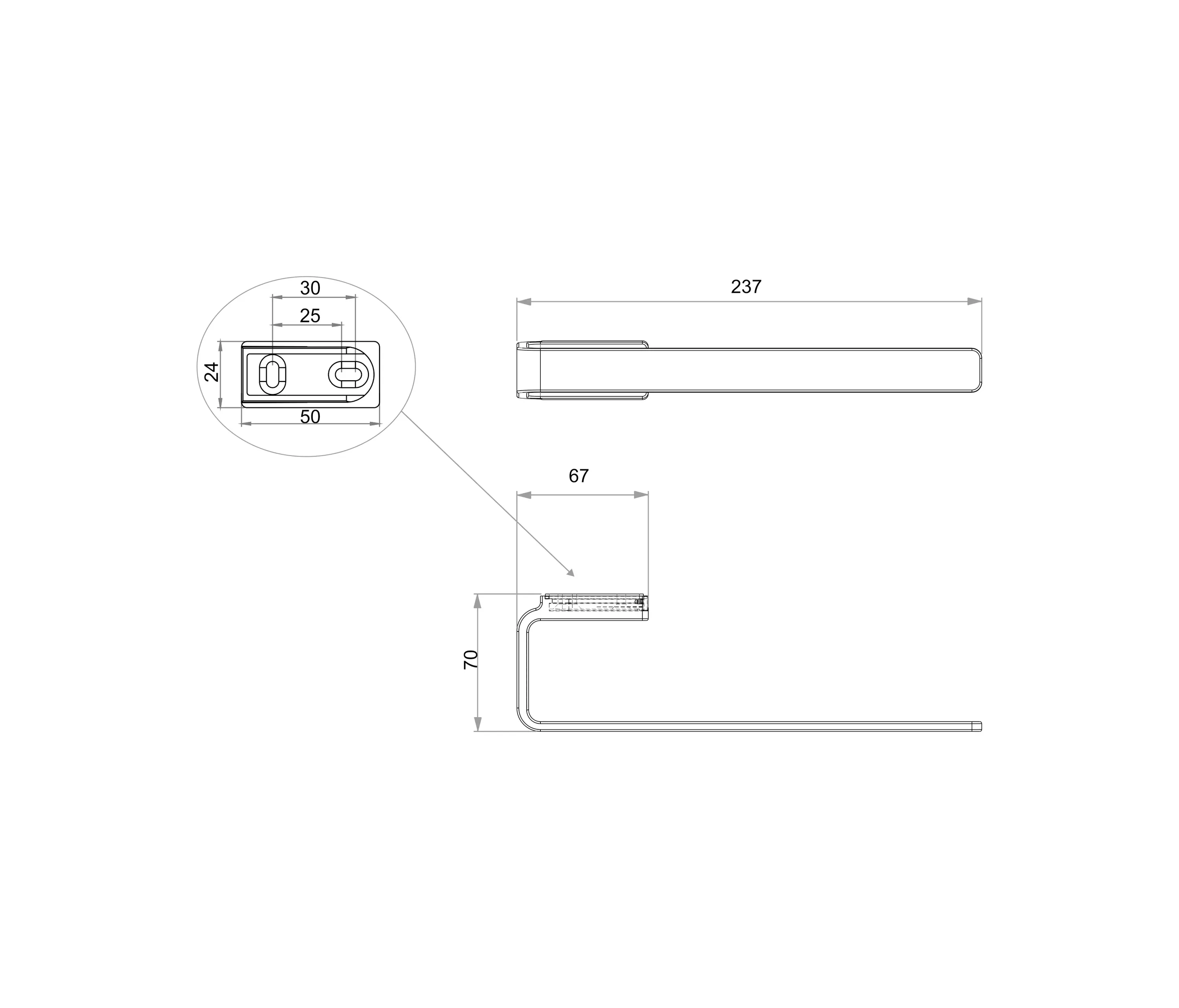 Bodenschatz - Lindo Porta asciugamani ad anello