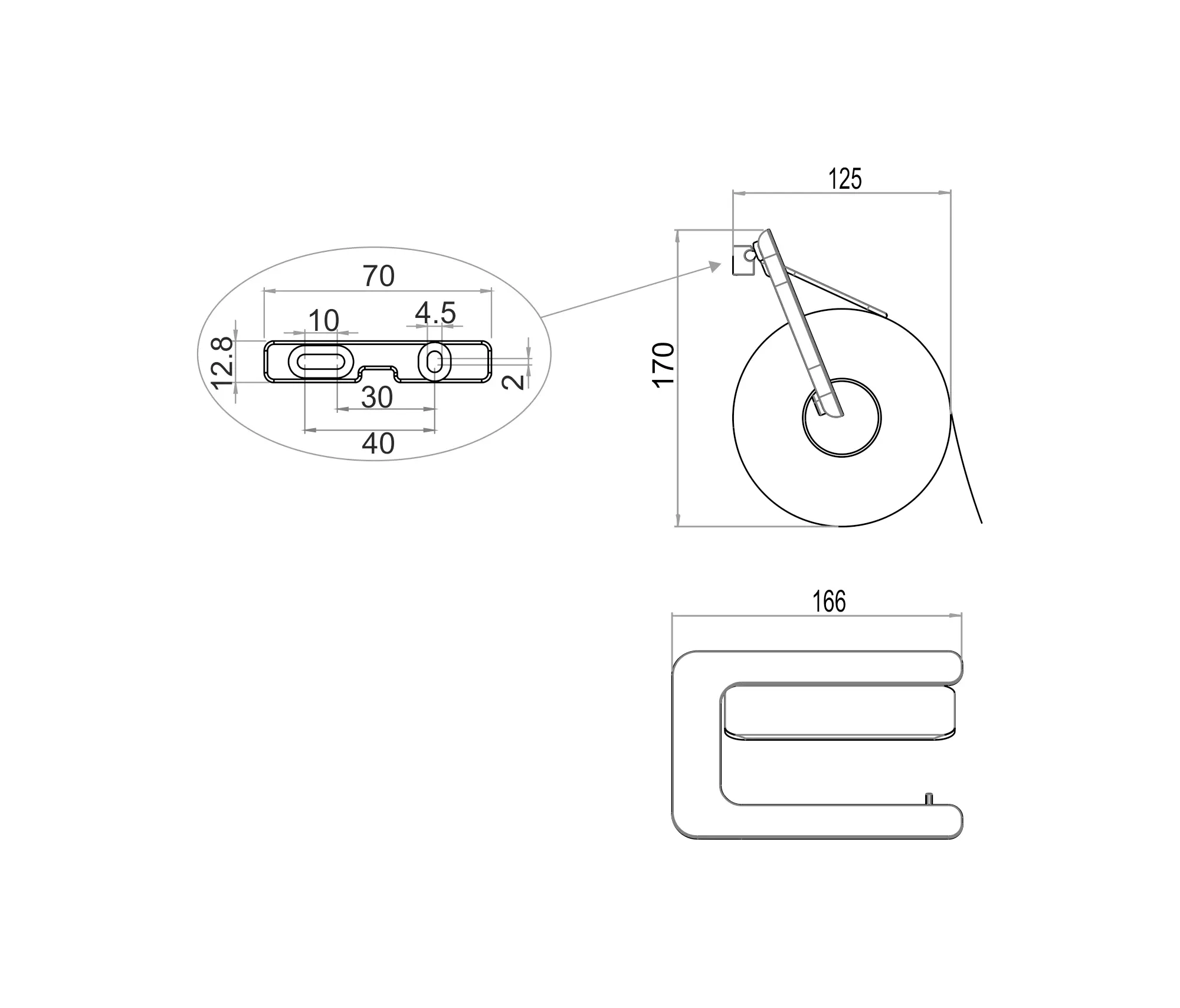 Bodenschatz - Liv Spare toilet paper holder